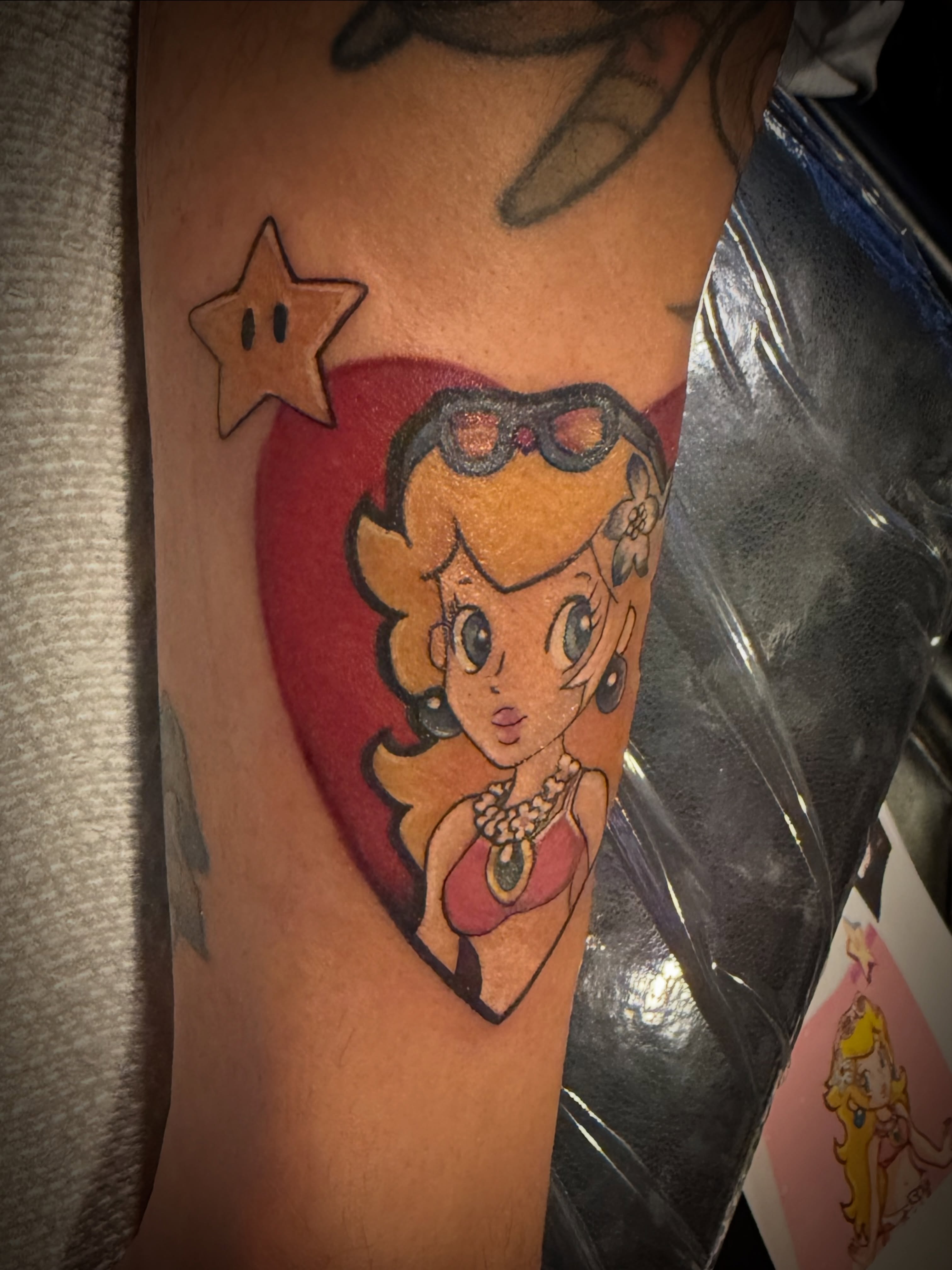 Betty Boop American traditional tattoo on the forearm by Shae Sullivan