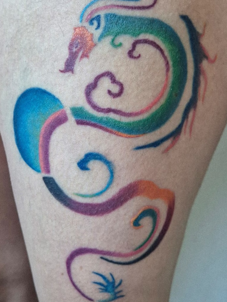 Tattoo by @juliatatua — watercolor