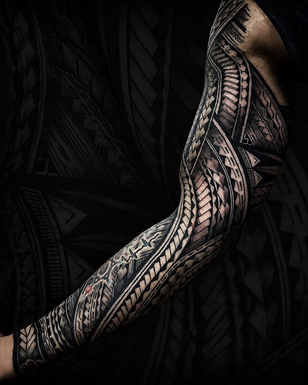 Tattoo by @julianotattoo — tribal, blackwork