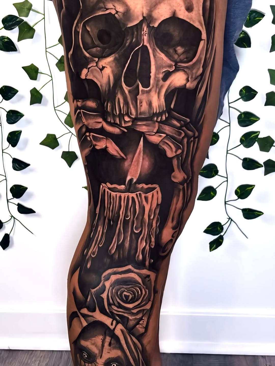 Tattoo by @echevarriatattoo — realism, dark_realism