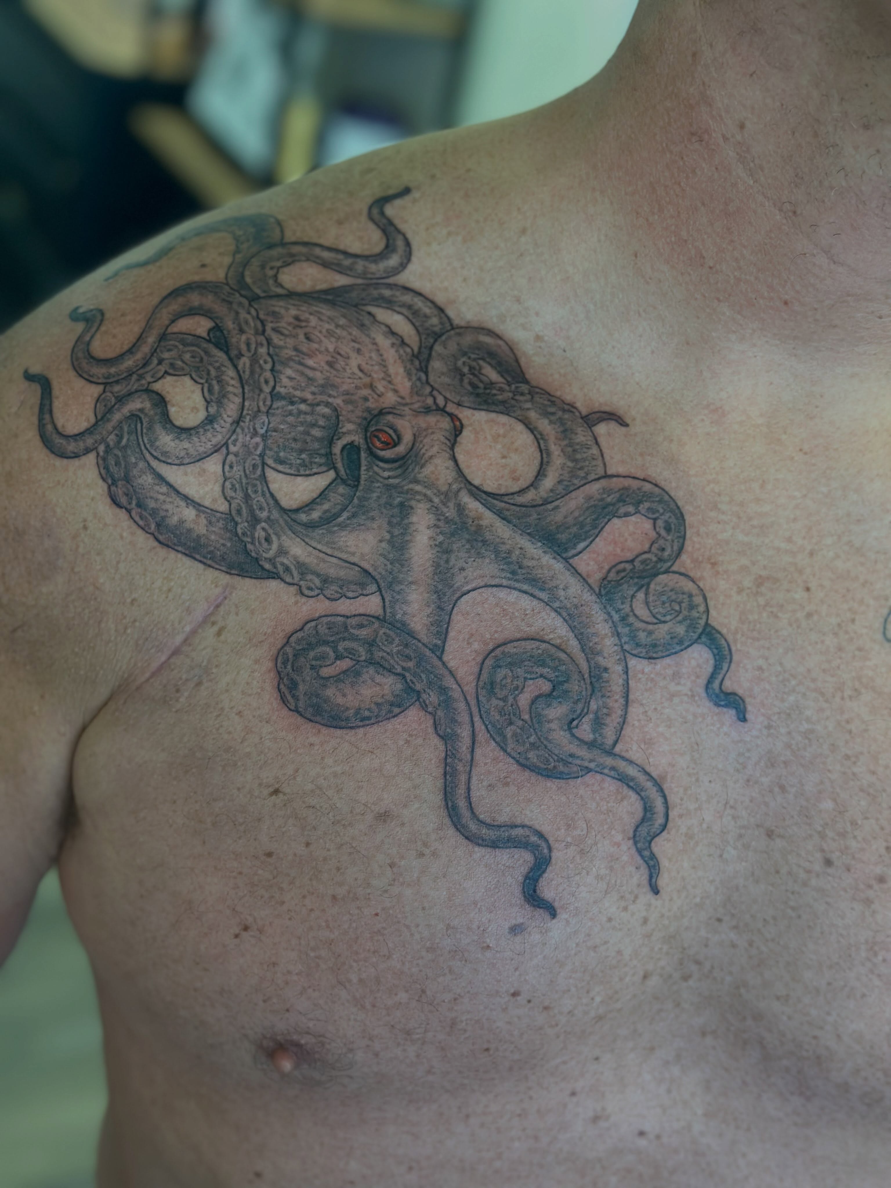 Tattoo by @tattoosbyteddi — black_and_grey