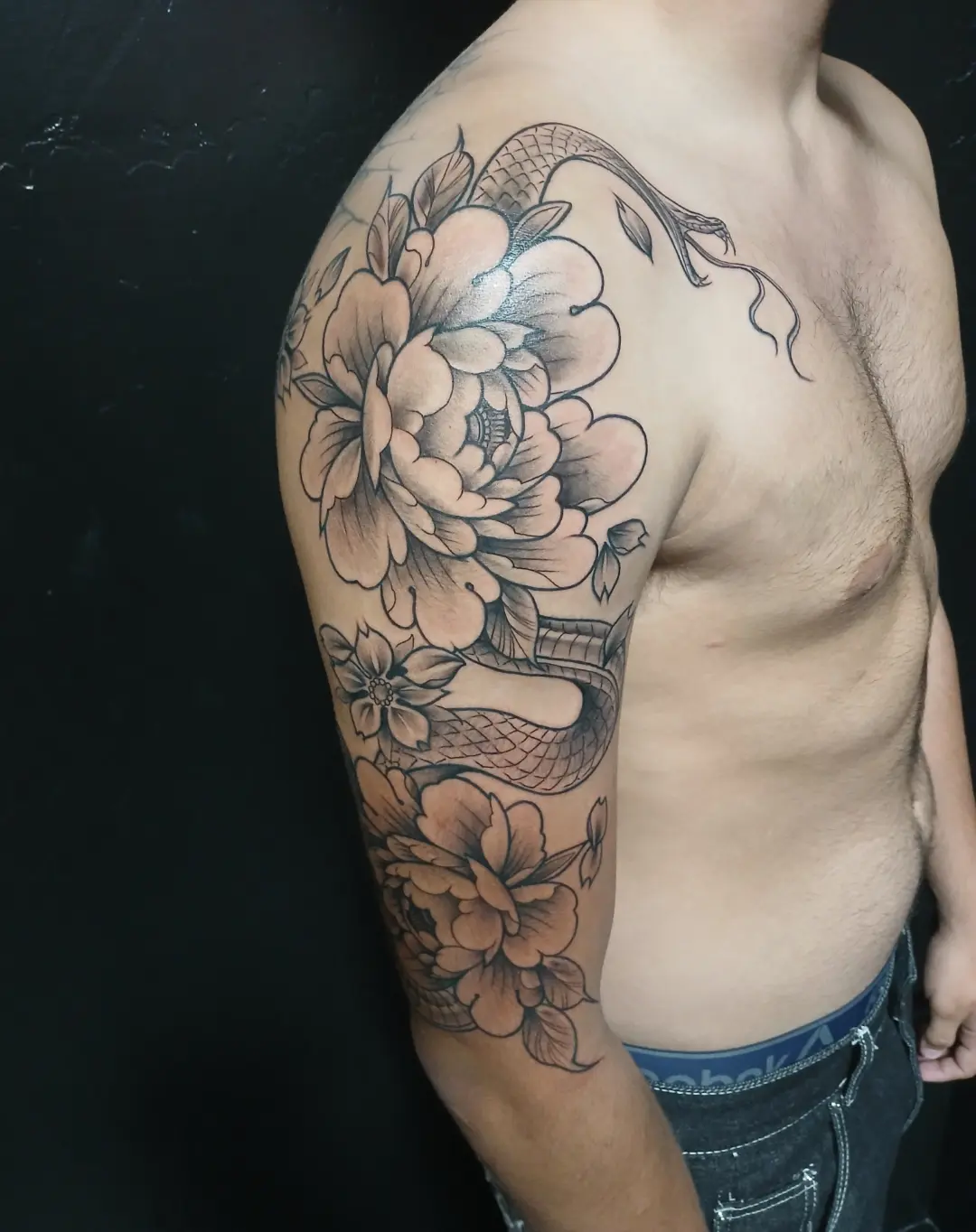 Tattoo by @thor.hughes.355 — black_and_grey