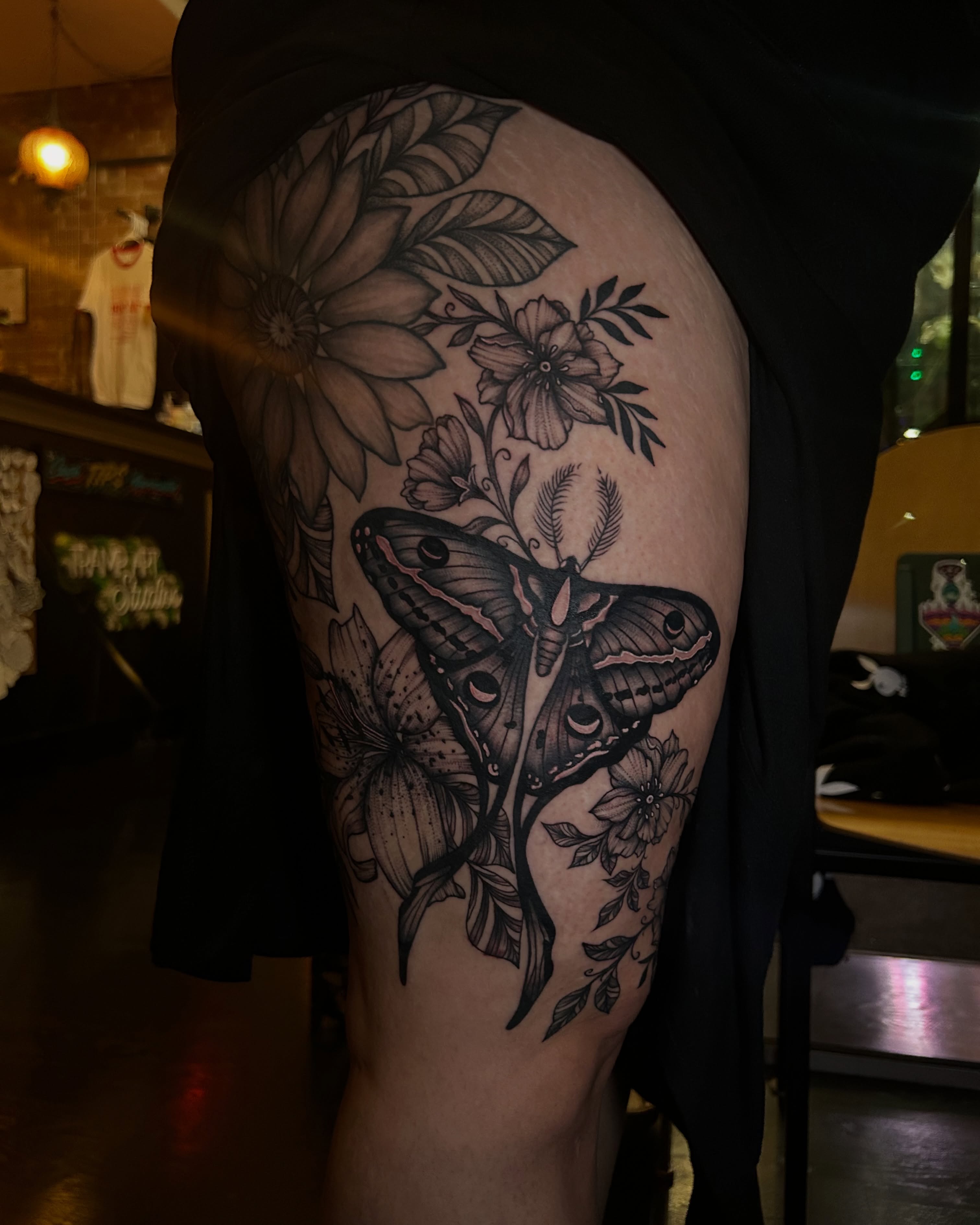 Tattoo by @kirstenlouise_tattoos — black_and_grey, realism