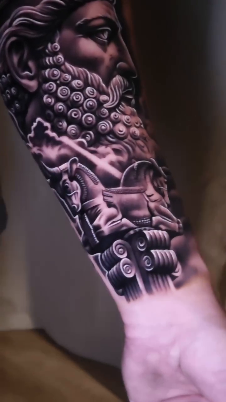 Tattoo by @tattoosbyshiva — realism, black_and_grey