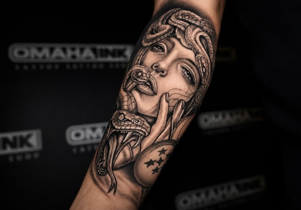 Tattoo by @inkwraps β realism, black_and_grey