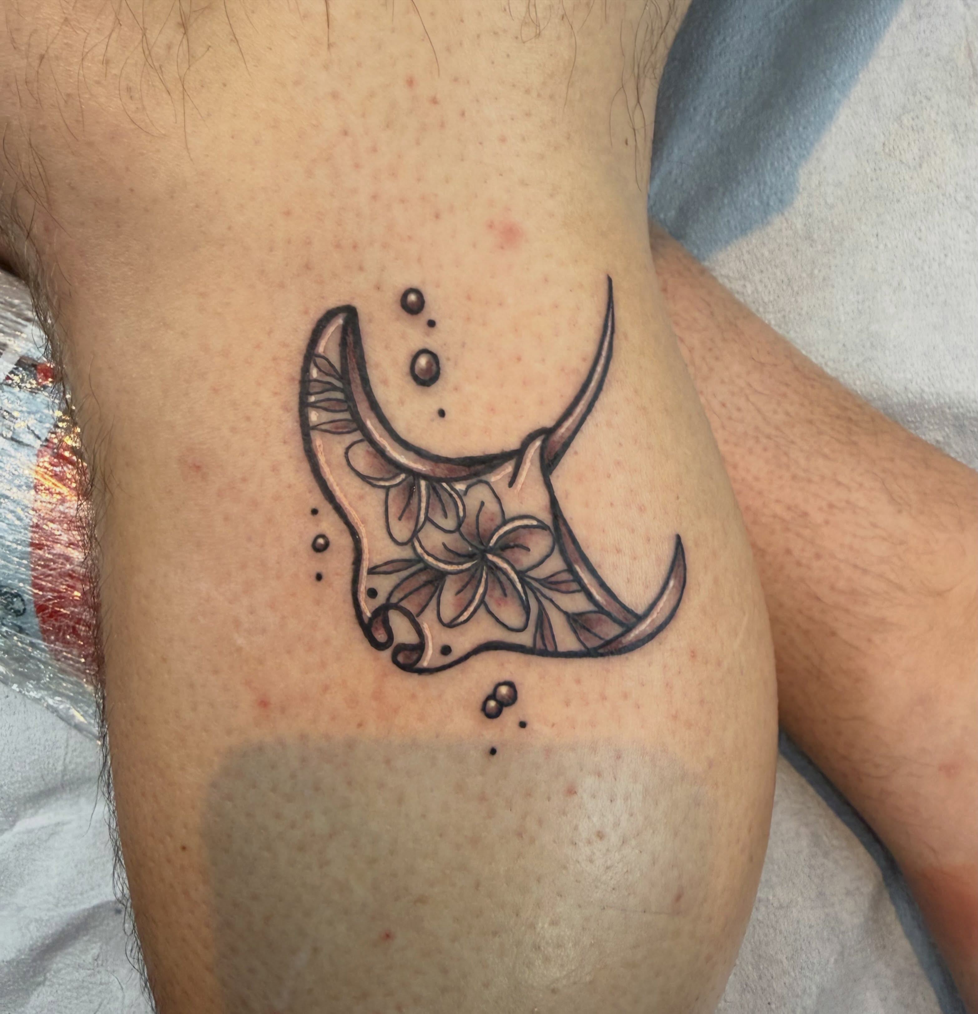 Tattoo by @thablackbradpitt — dotwork, ornamental