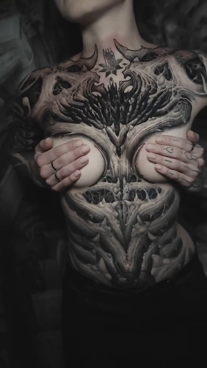 Tattoo by @dimaxmedusa — dark_realism, black_and_grey