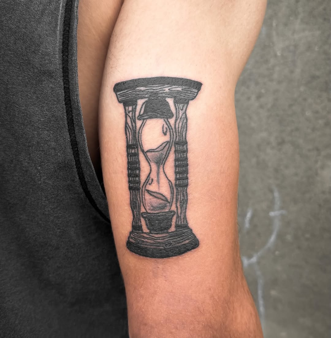 Tattoo by @ombre_mystic — black_and_grey, illustrative