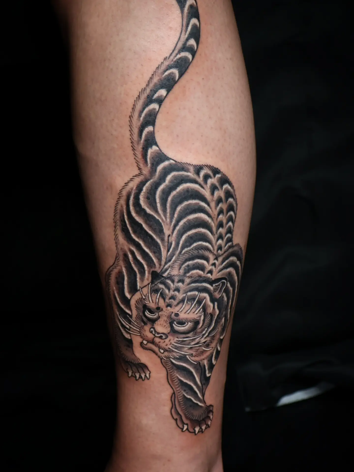 Tattoo by @bluebirdjpn — black_and_grey
