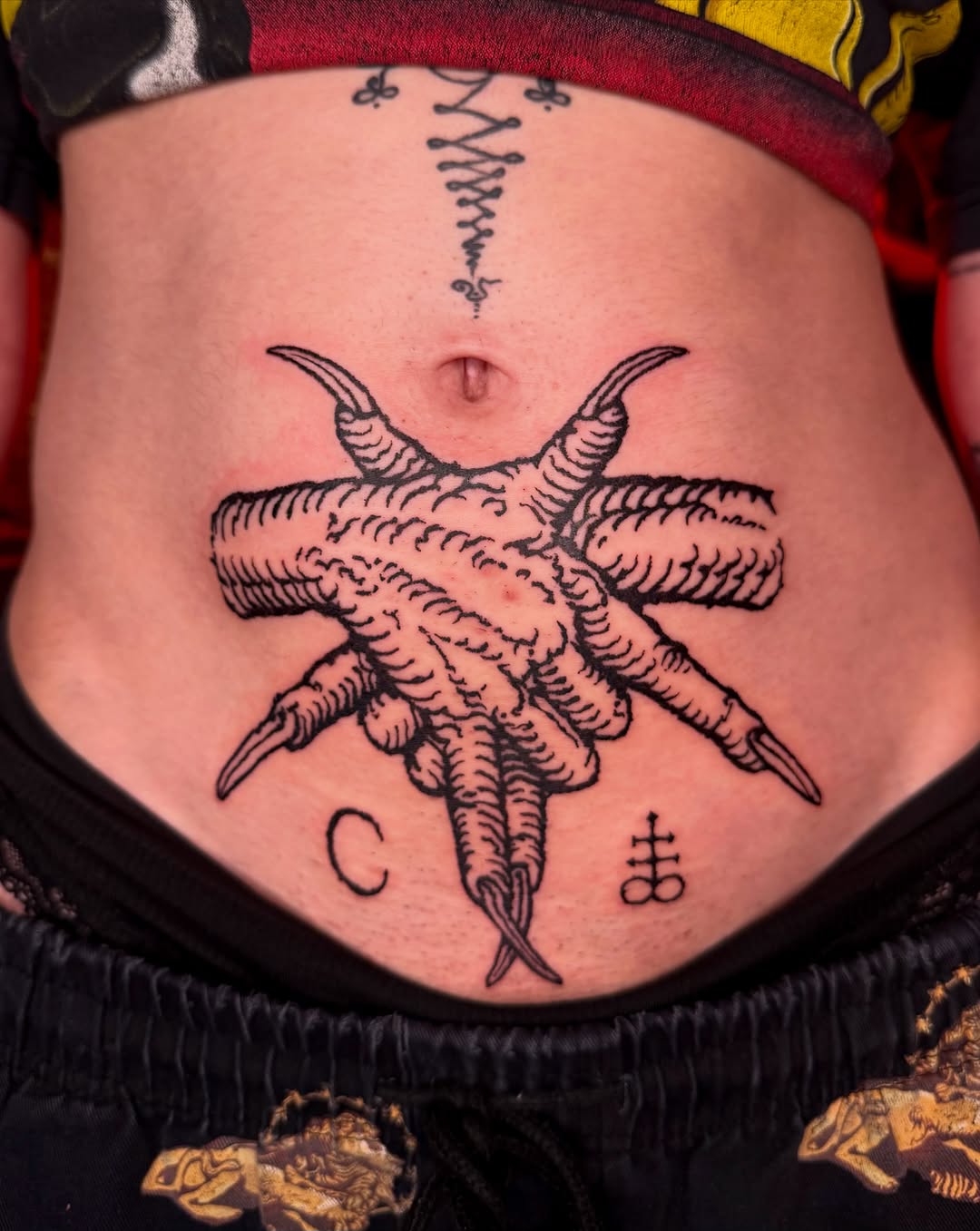 Tattoo by @tt_babaco — blackwork, illustrative
