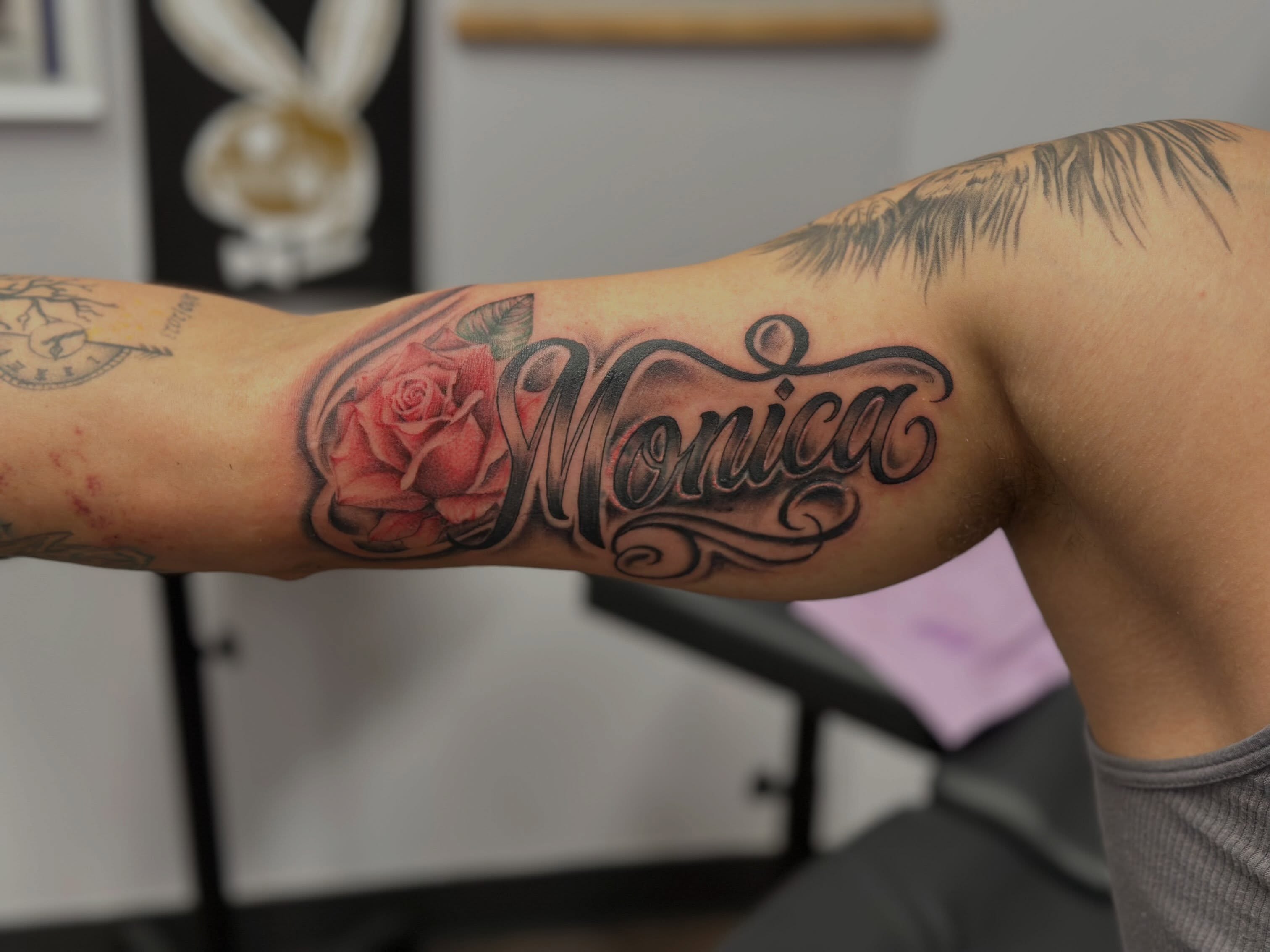 Tattoo by @florex._ink — lettering_script