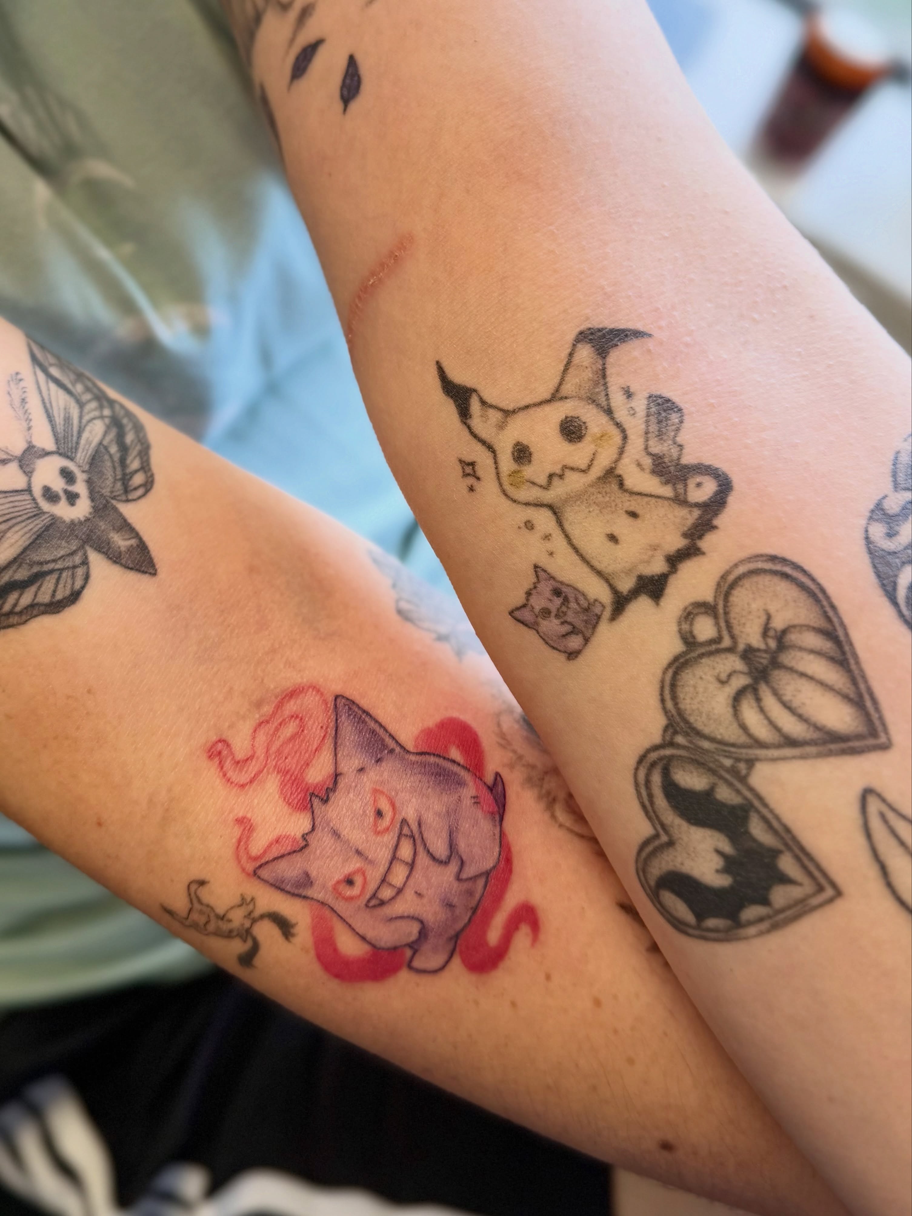 Tattoo by @midnight.aries.art — dotwork
