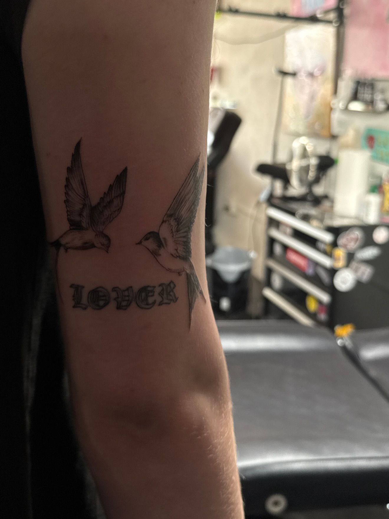 Tattoo by @emogirlink โ black_and_grey