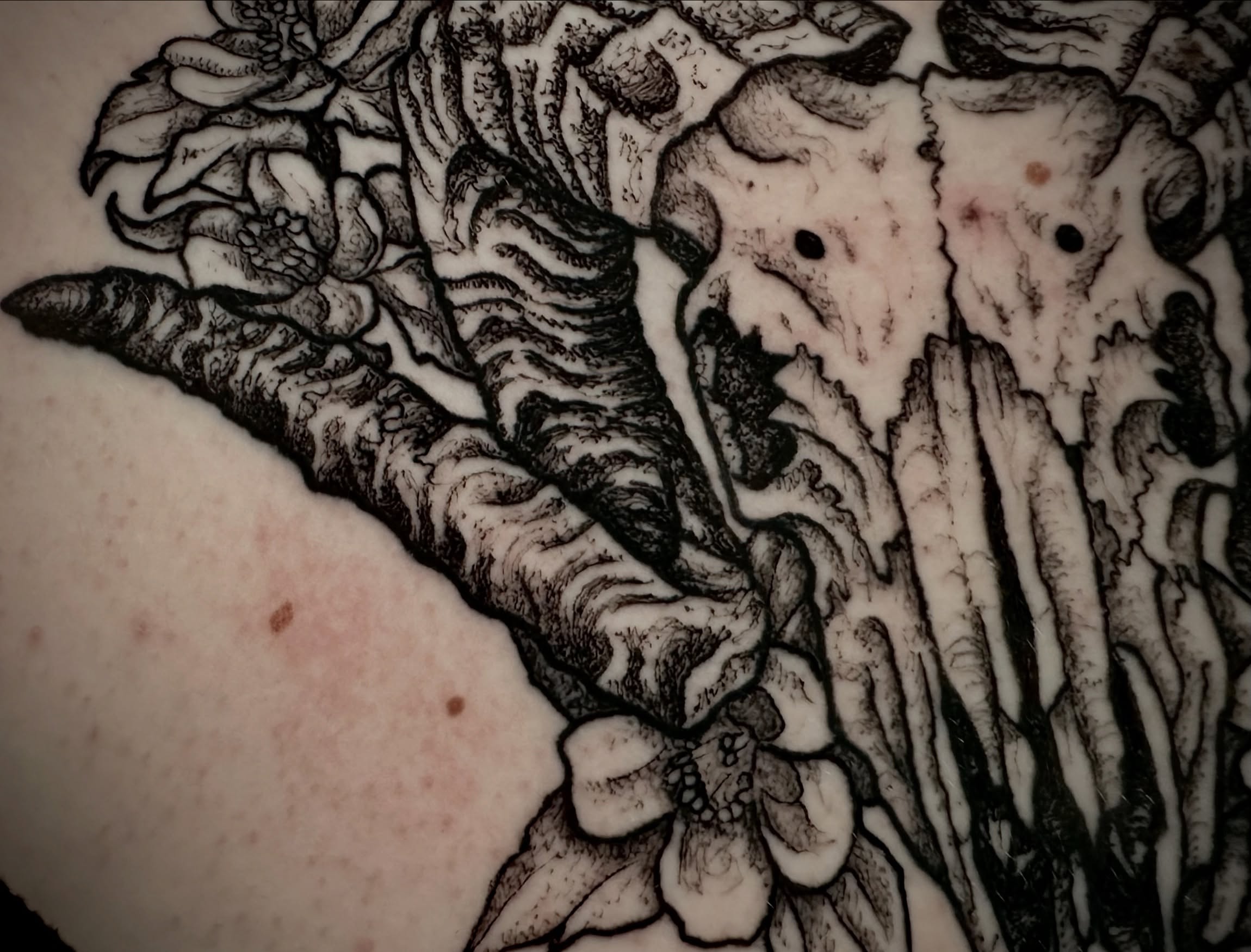 Tattoo by @crow_durany_art — black_and_grey