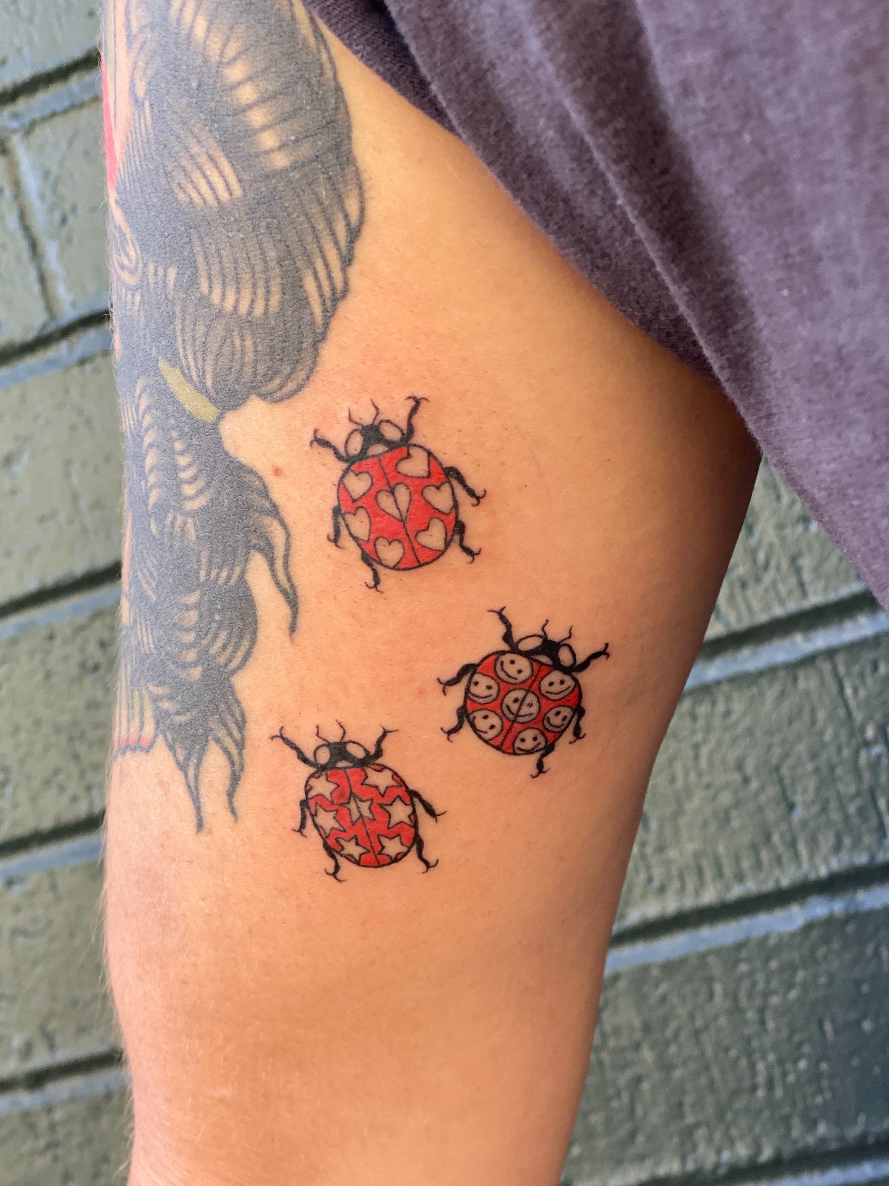 Tattoo by @lemonboyinks — trash_polka