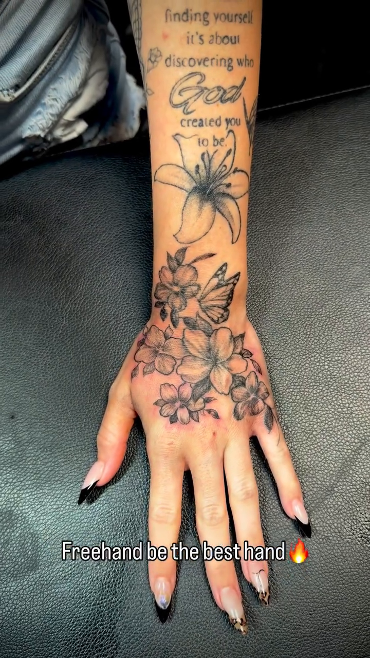 Tattoo by @tat2reign_85 — fine_line, black_and_grey