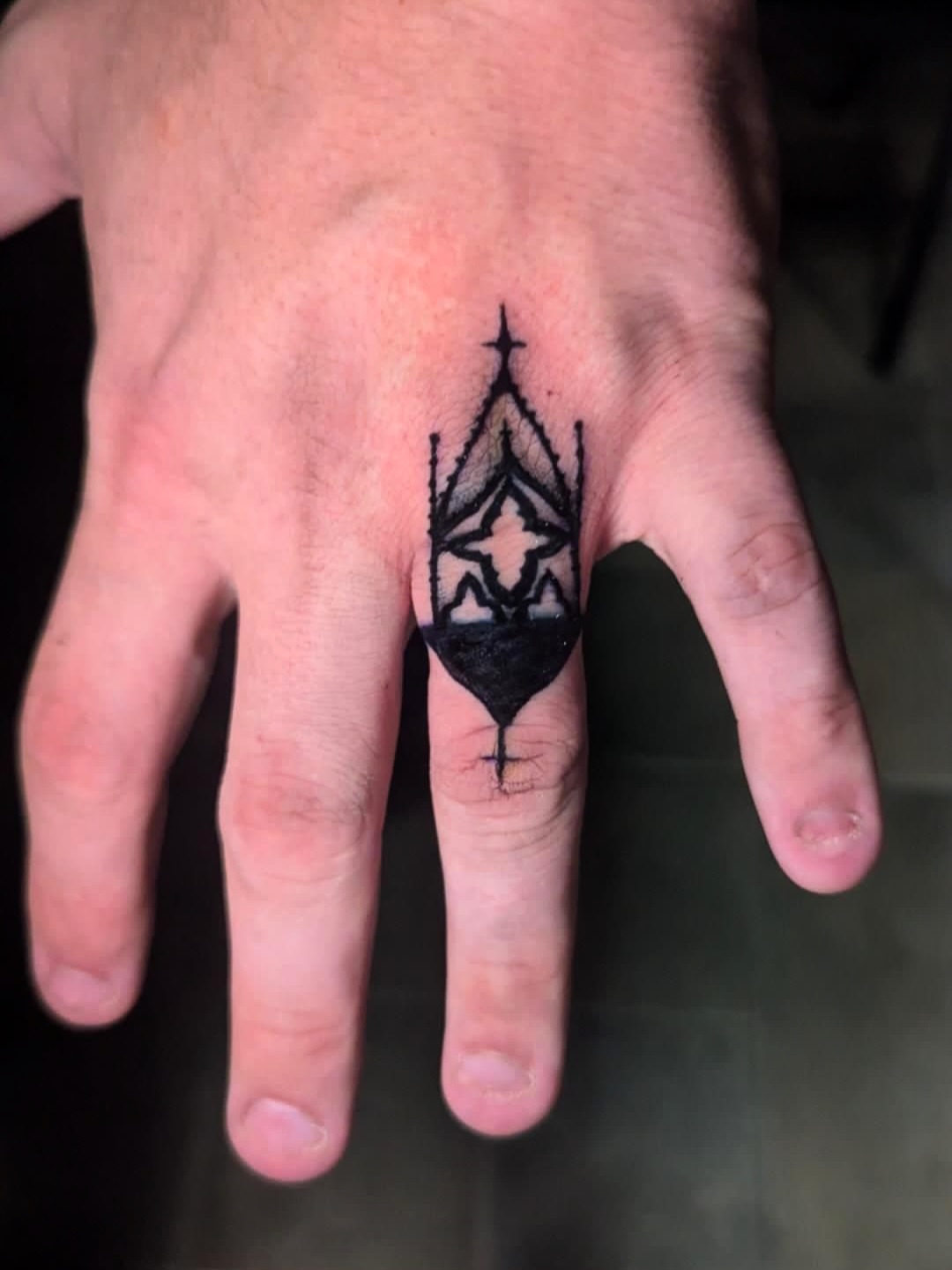 Tattoo by @maditattz — geometric