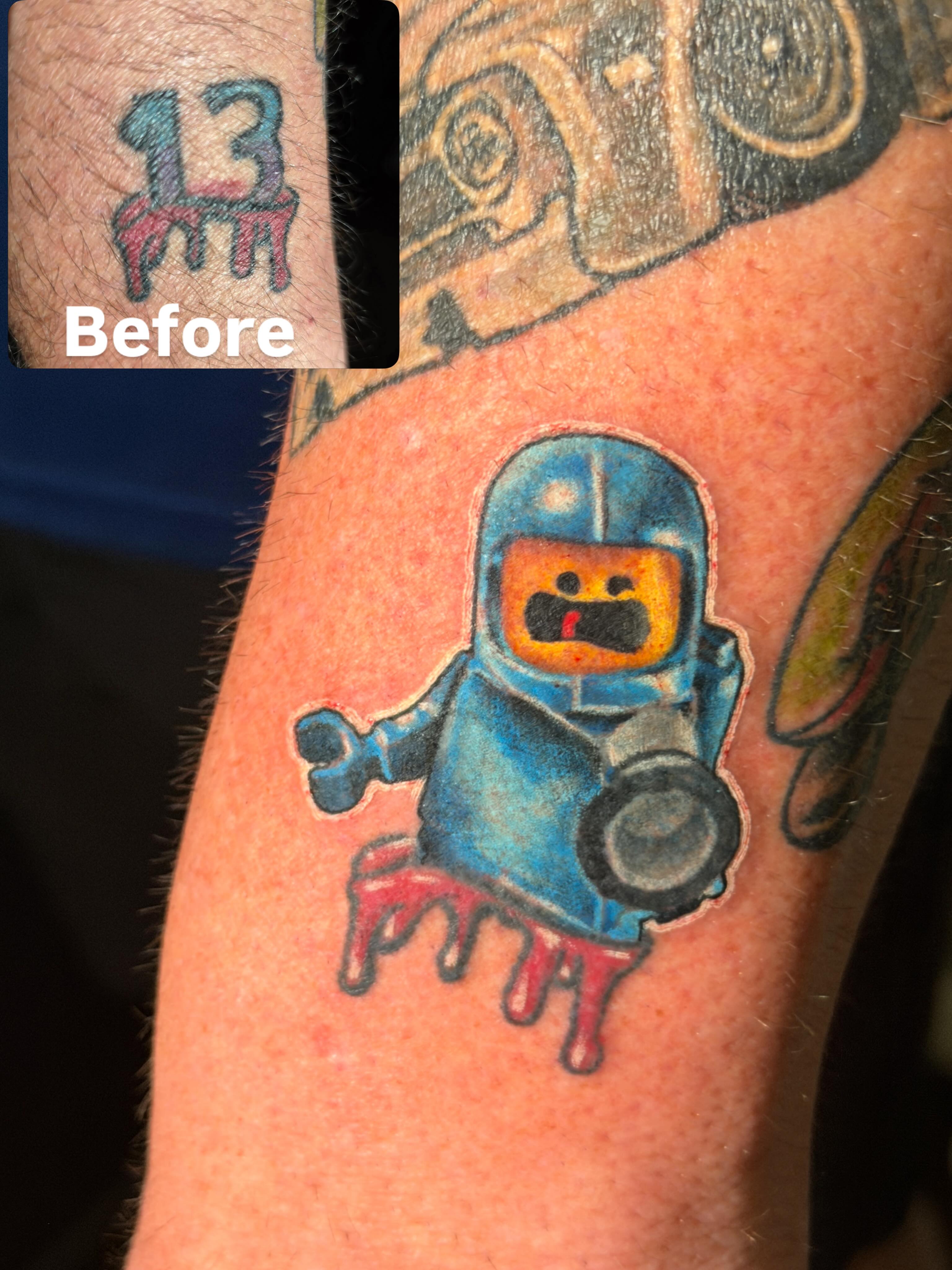 Tattoo by @salcustomtattoo — new_school