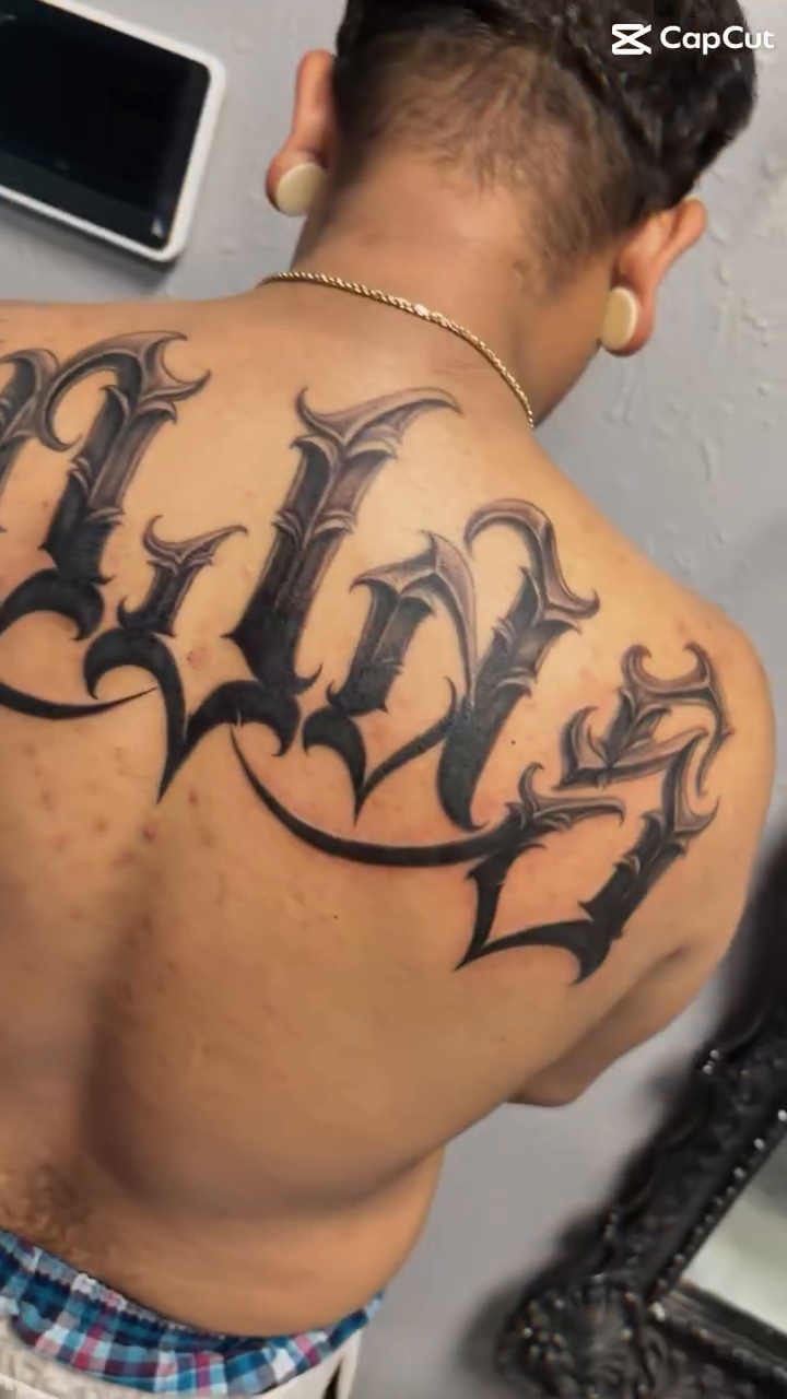 Tattoo by @dktatts — lettering_script
