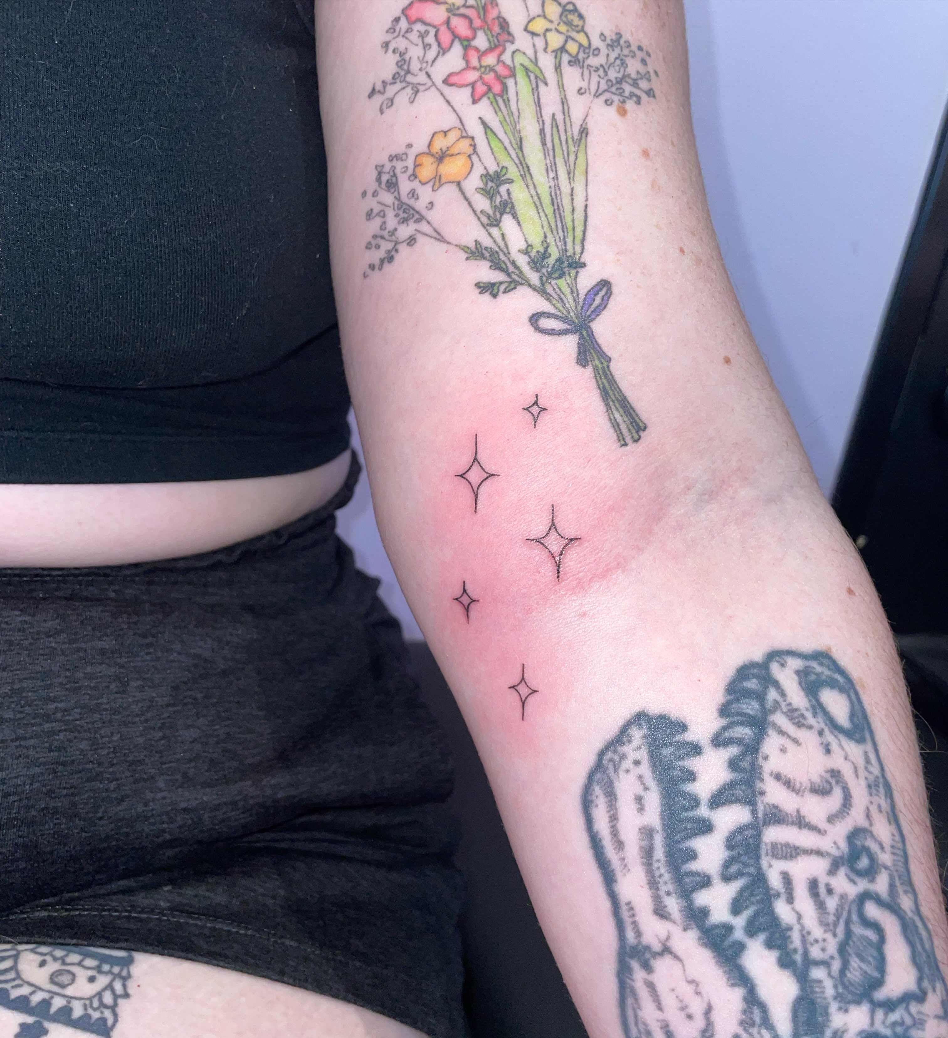Tattoo by @pajama.hat_tats — dotwork