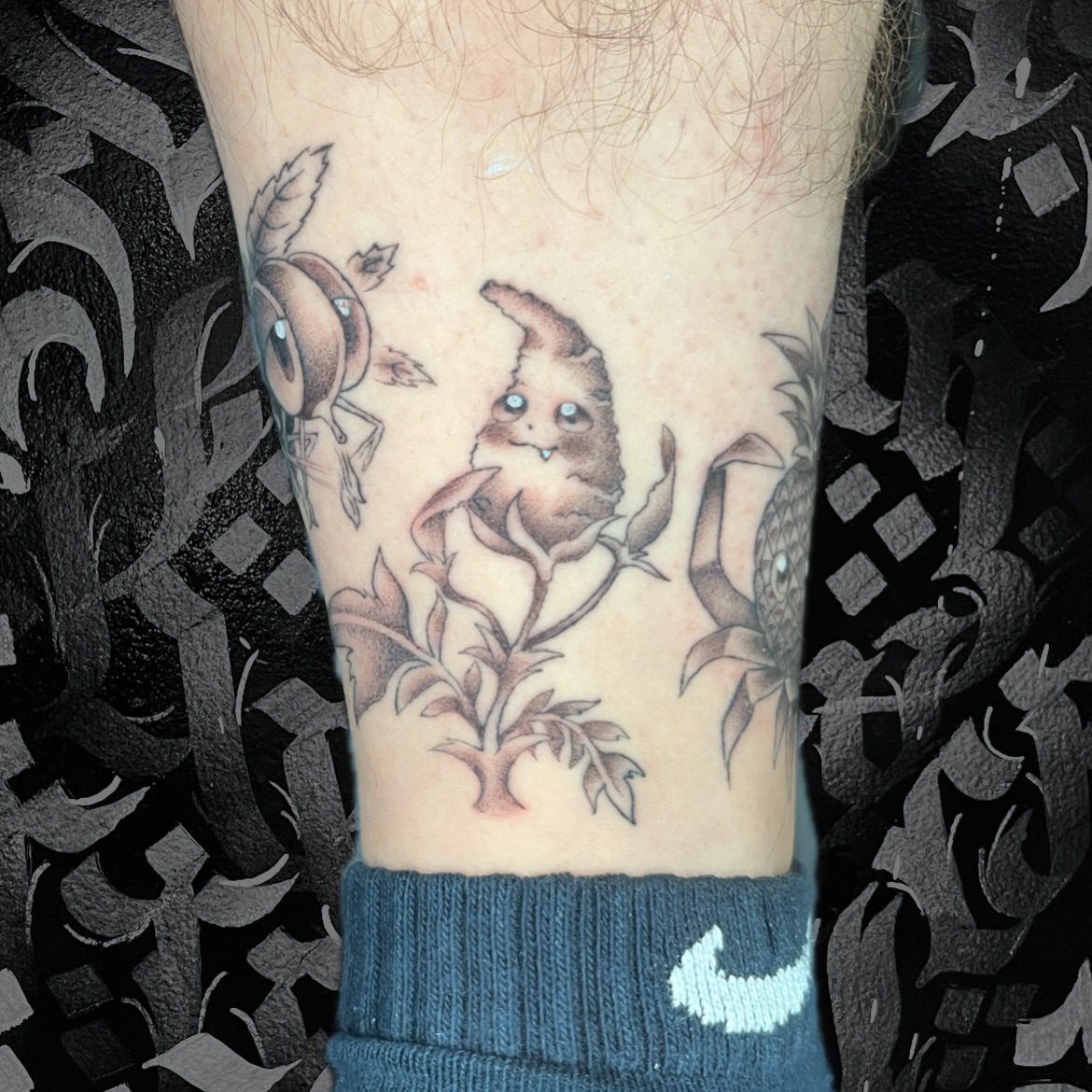 Tattoo by @vapidstar — realism, dotwork
