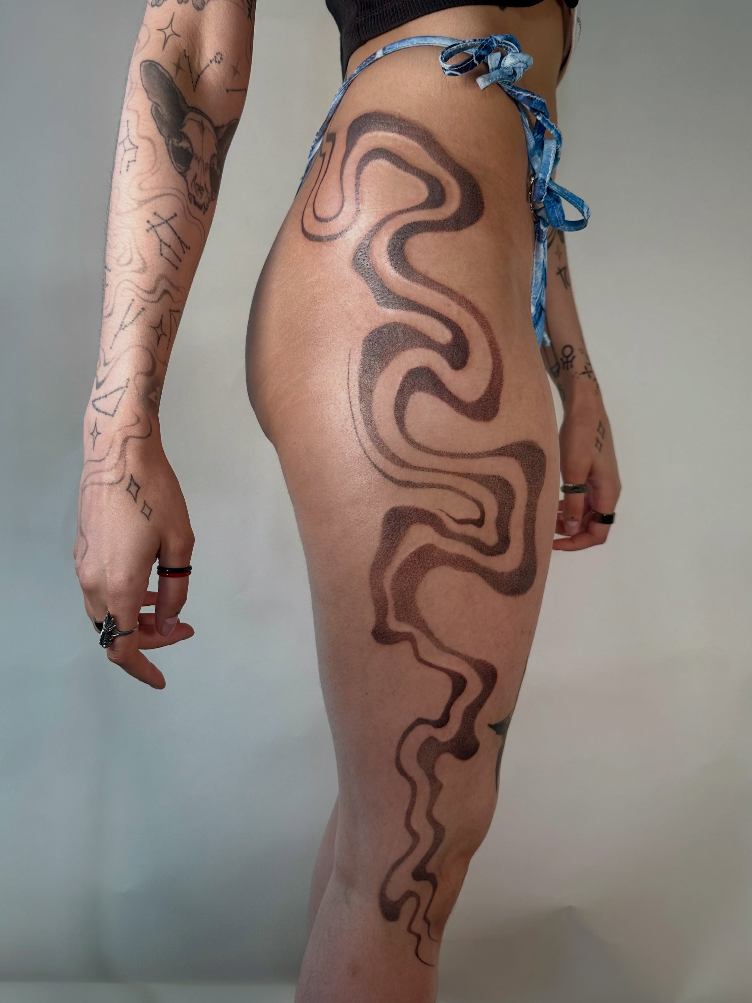 Tattoo by @ooey.gooey.tattooey — black_and_grey