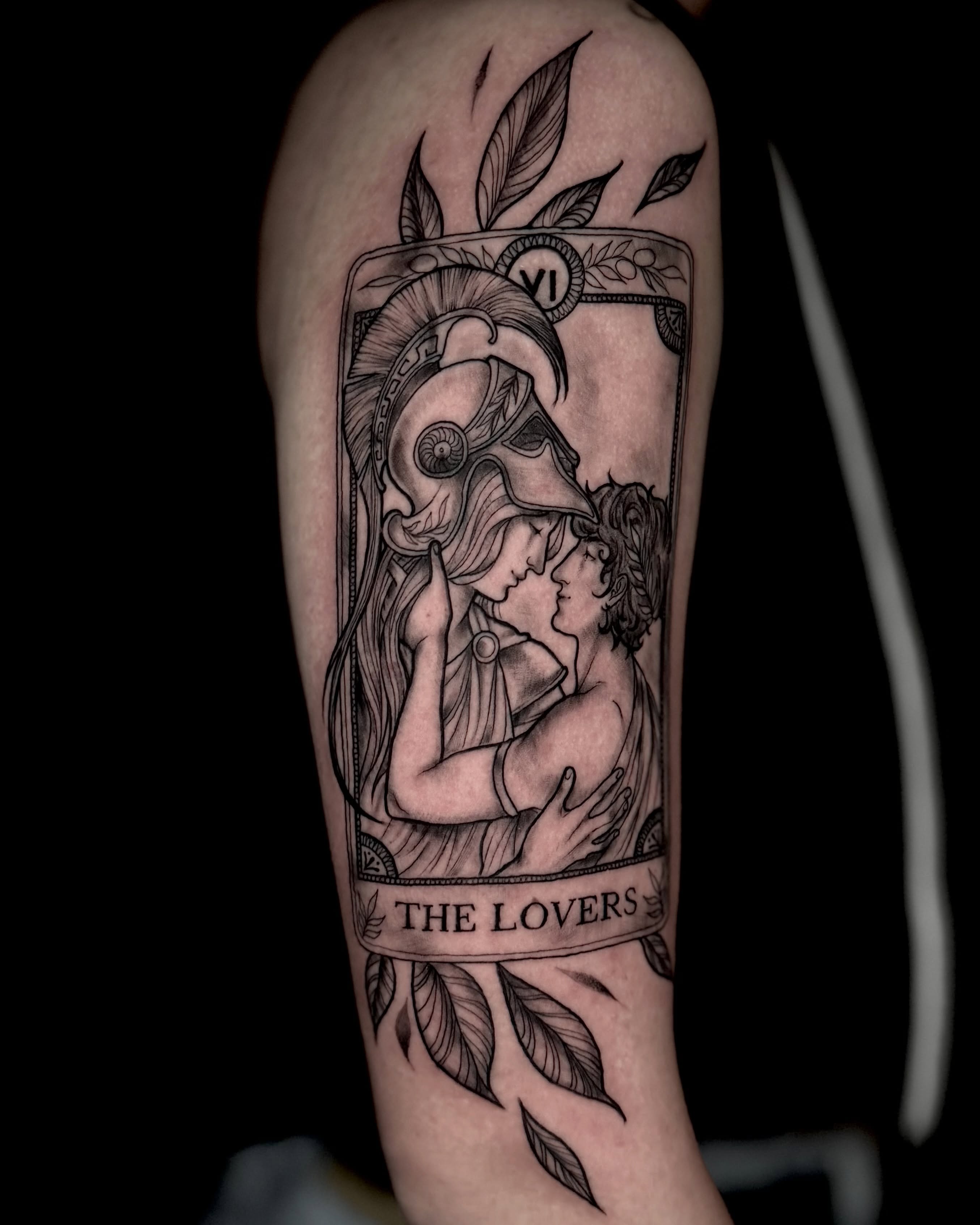 Tattoo by @elena.rivera.tattoos — black_and_grey