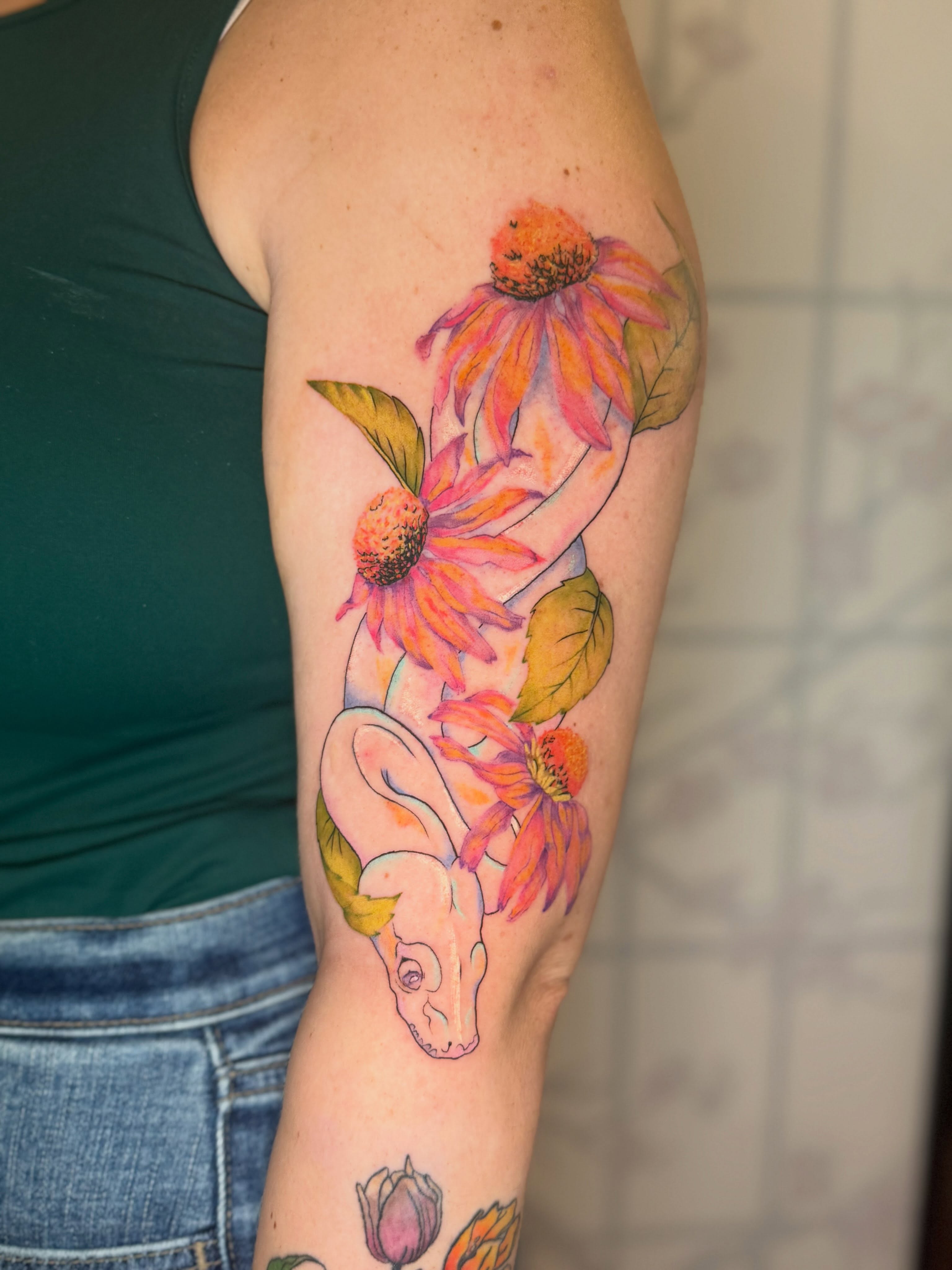 Tattoo by @artem.tattoos — watercolor, realism