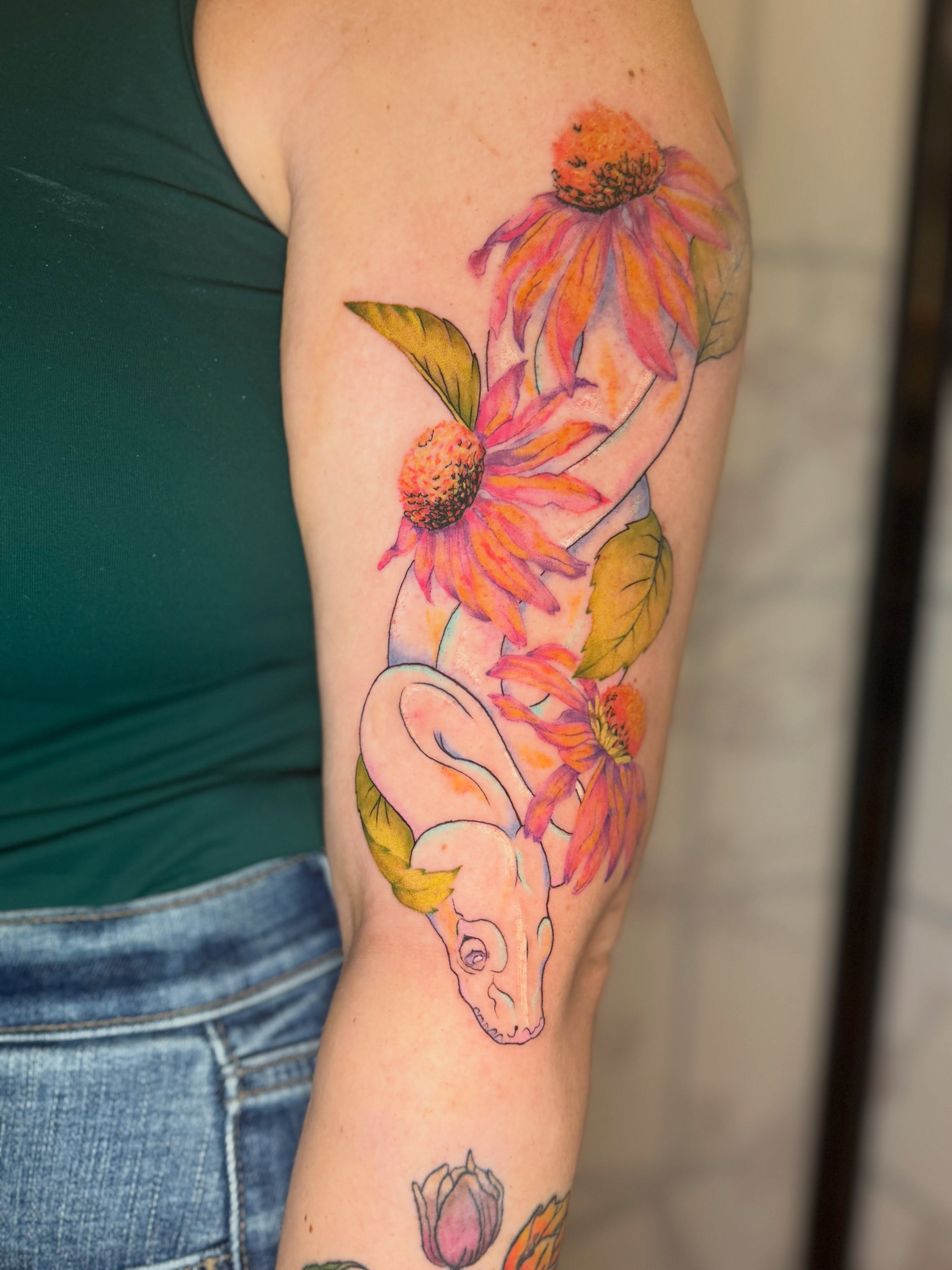 Tattoo by @artem.tattoos — watercolor, realism
