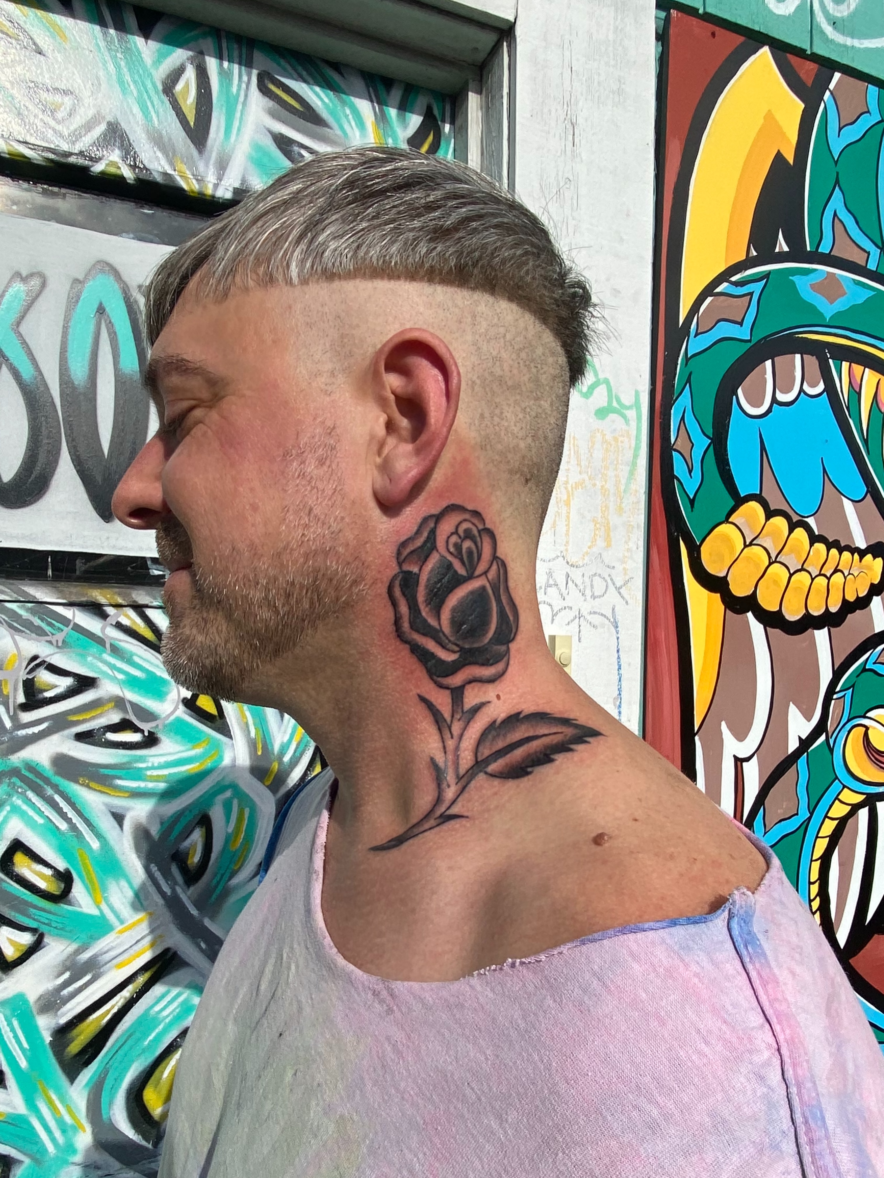 Tattoo by @kruegergrams — black_and_grey