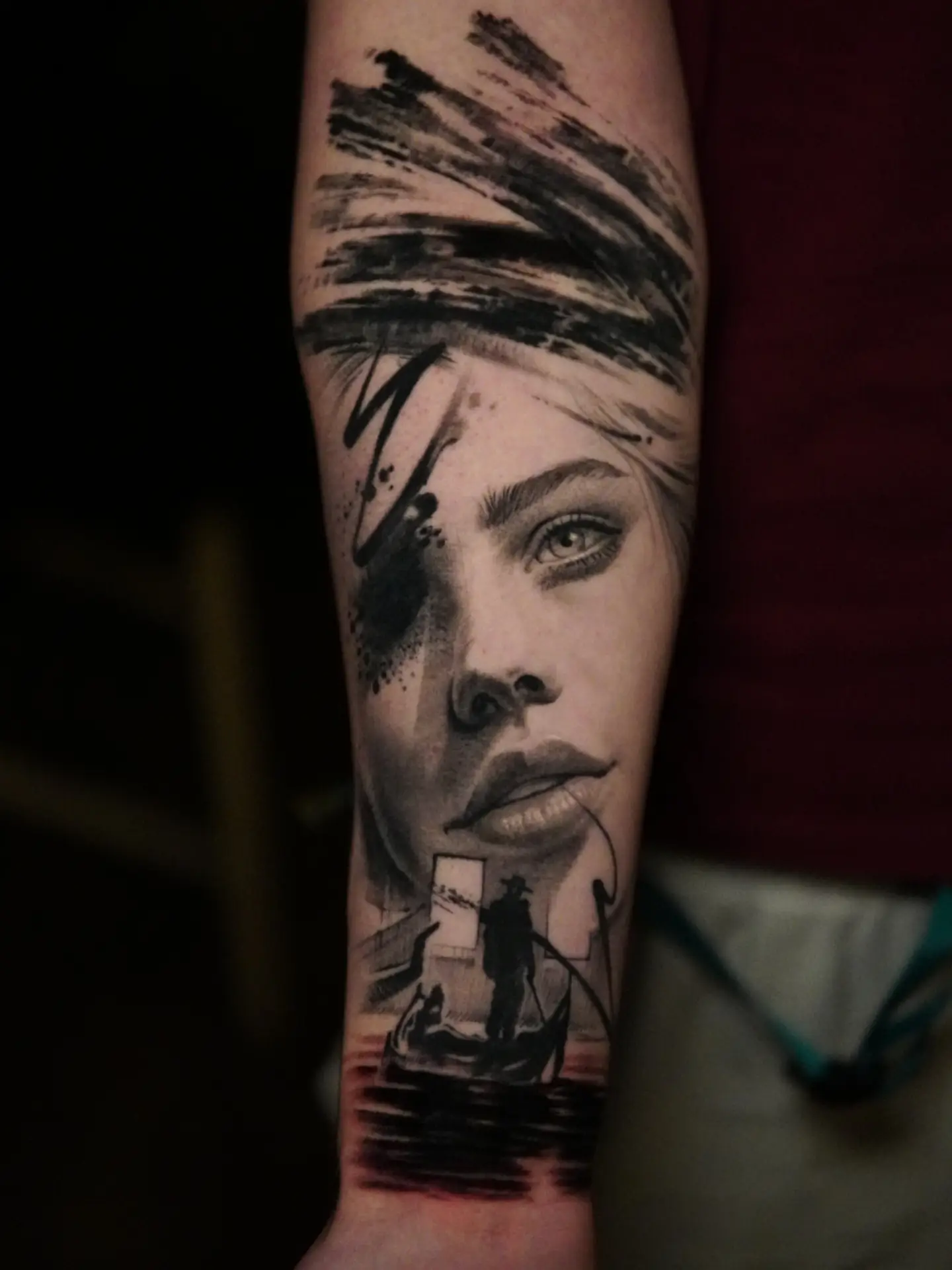 Tattoo by @alexpeatattoos — realism, dark_realism