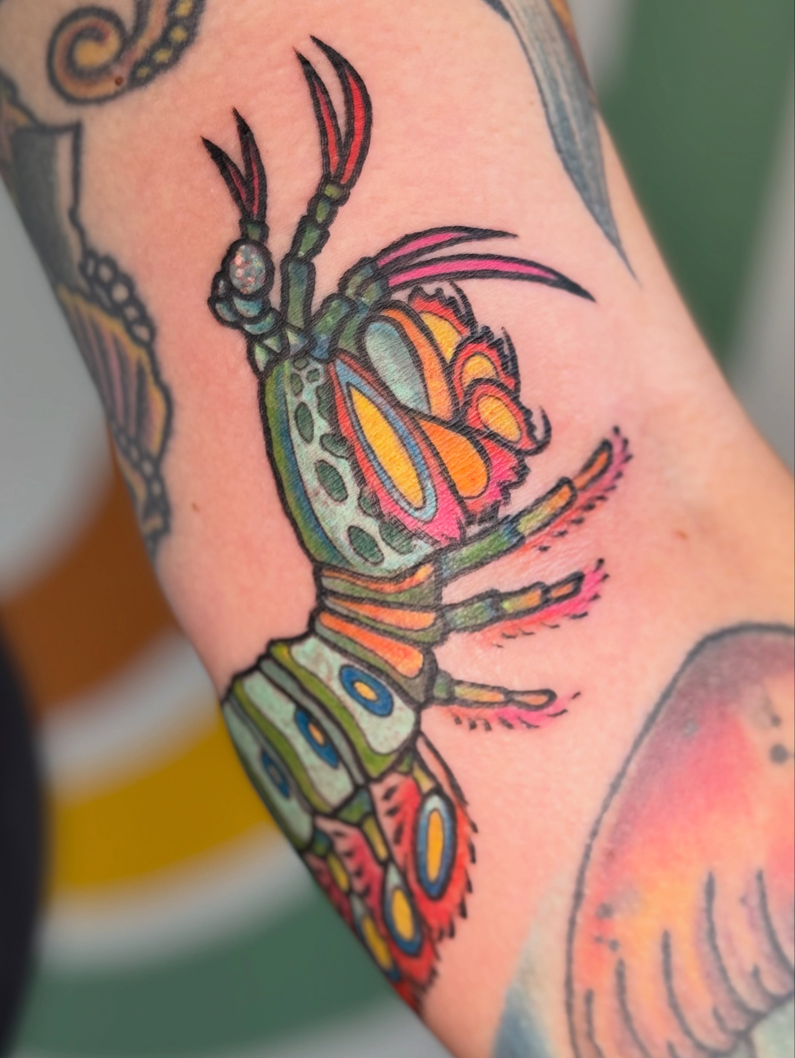 Tattoo by @sound_sanctuary_tattoos — new_school, geometric