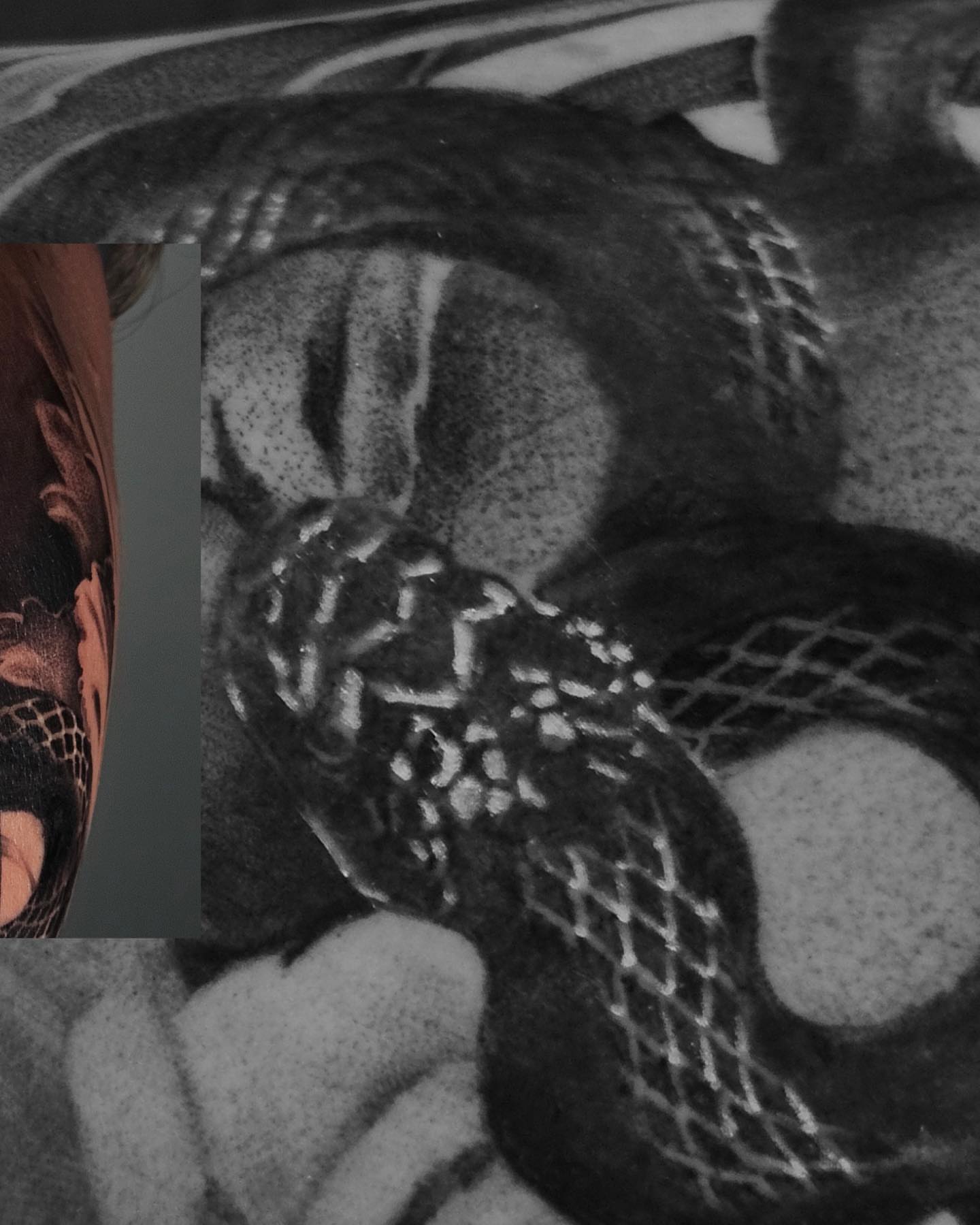 Tattoo by @aerieltattoo — dotwork