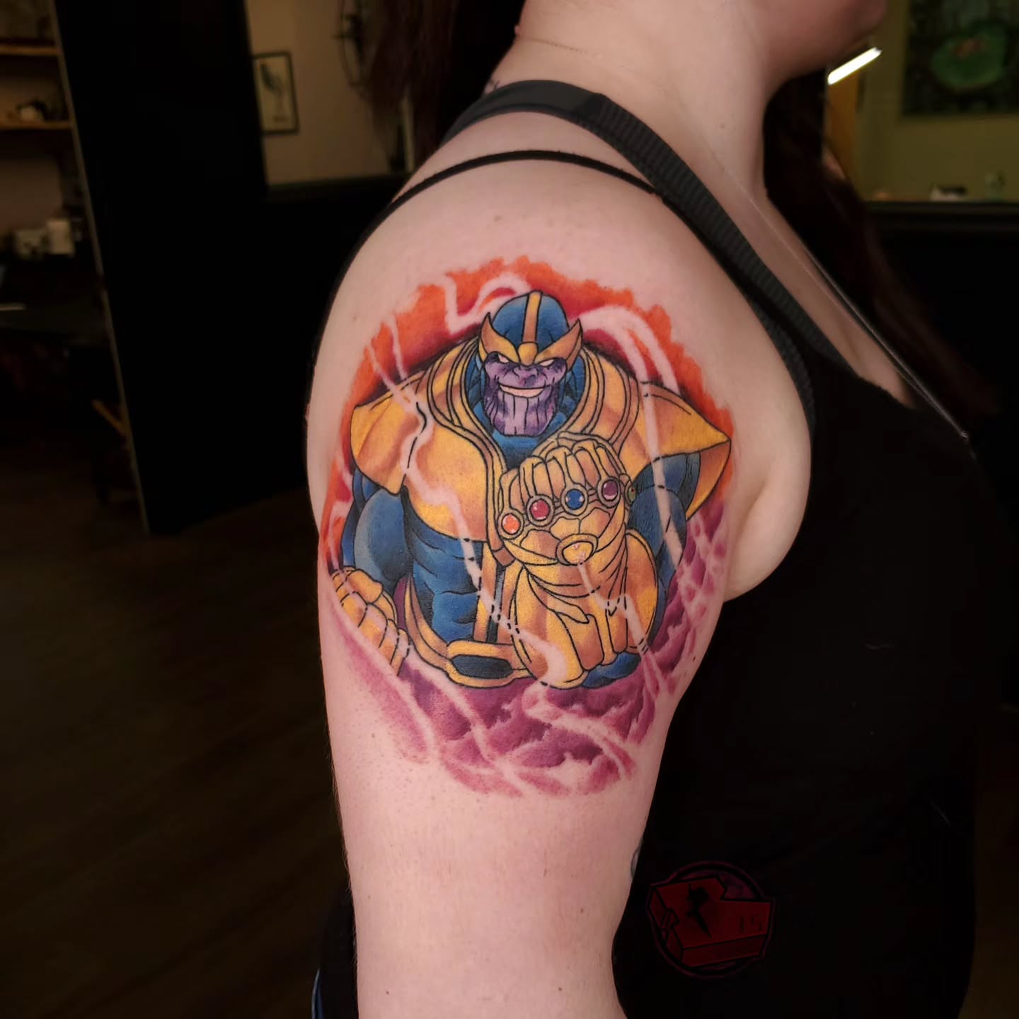 Tattoo by @buktat2 — dotwork, realism