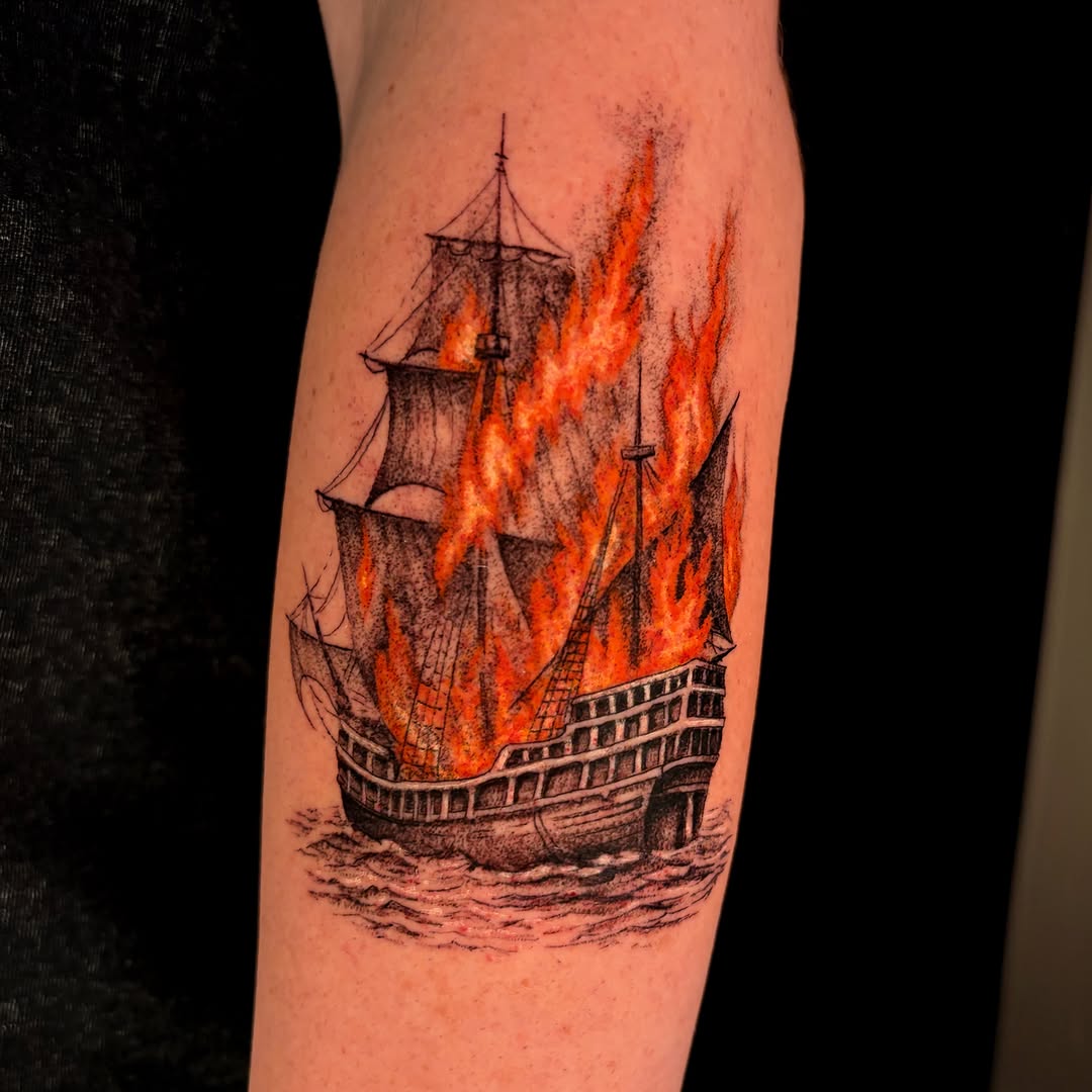 Tattoo by @fairytale_tattoos — black_and_grey, realism