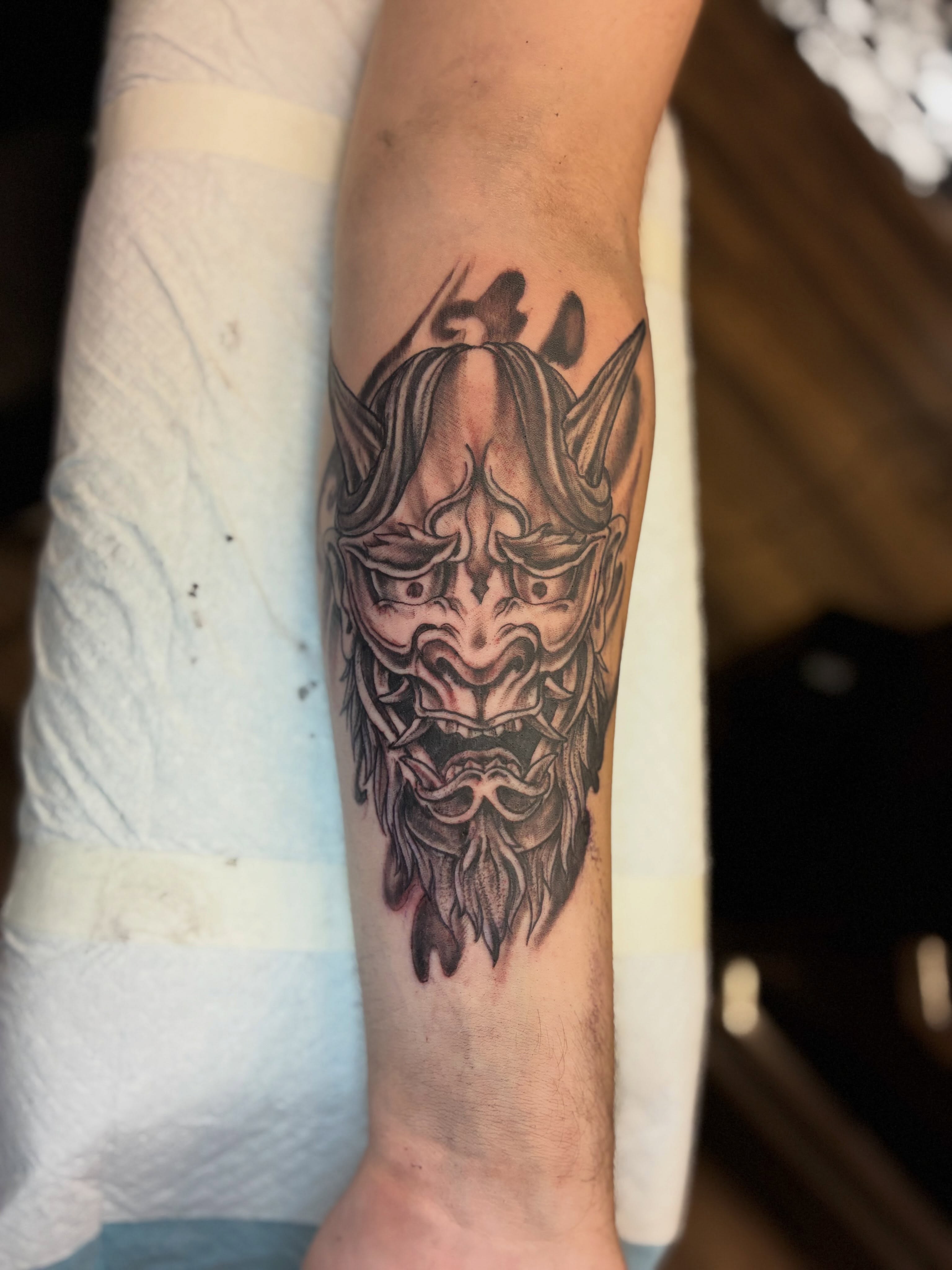 Tattoo by @kilinkstr14 — black_and_grey