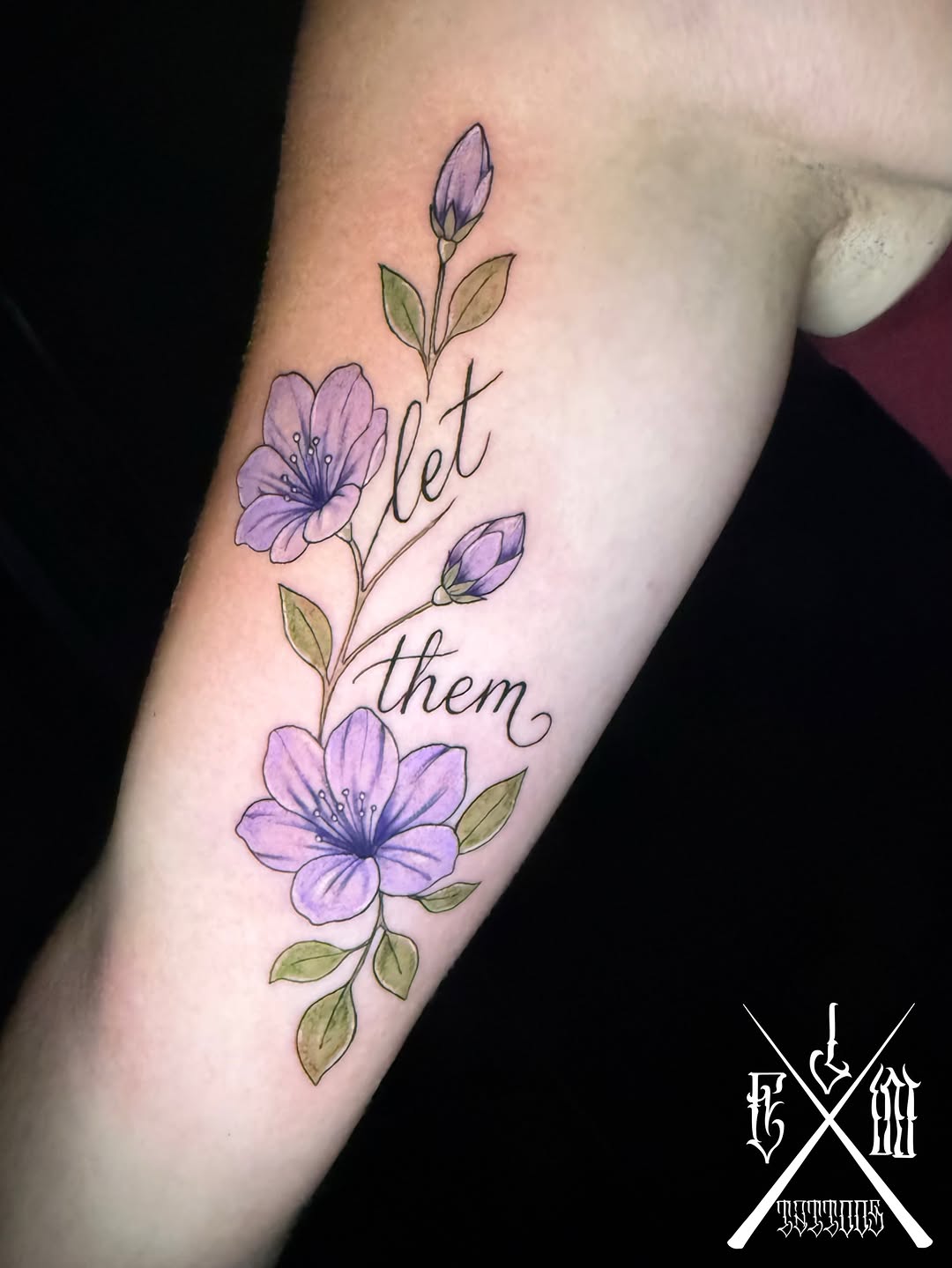 Tattoo by @ejwtattoos — lettering_script, fine_line