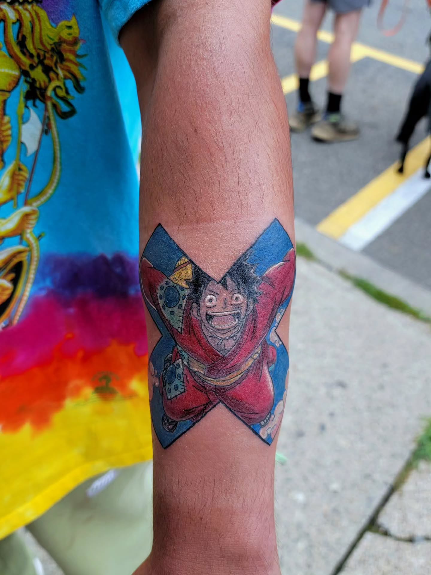 Tattoo by @nadeskatattoos — anime