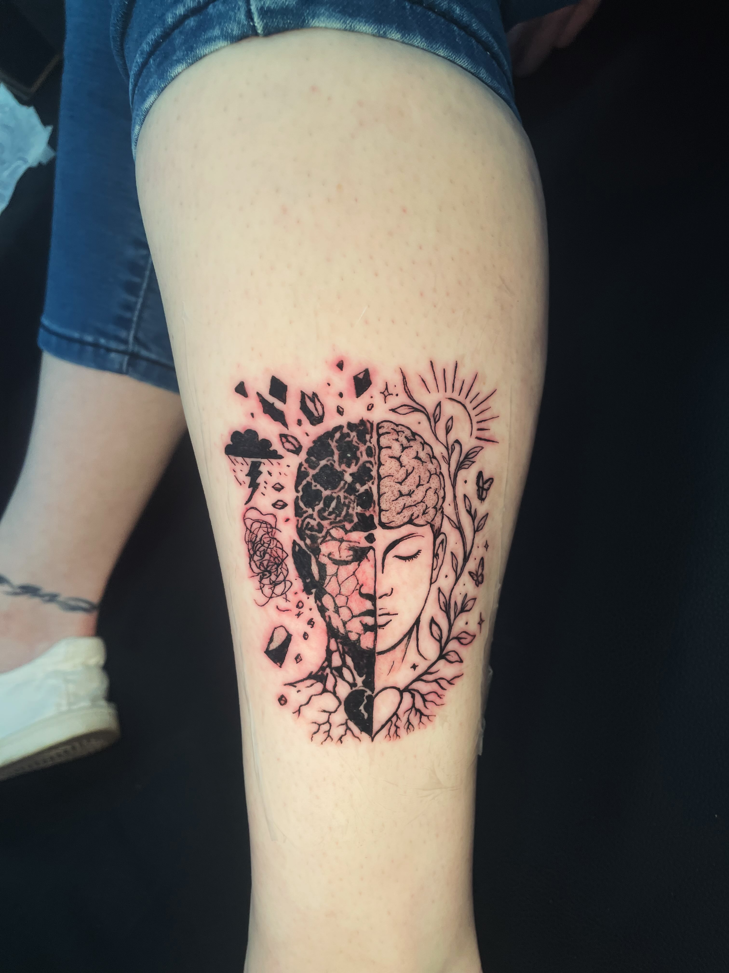 Tattoo by @ariesinkedme — neo_traditional, dotwork