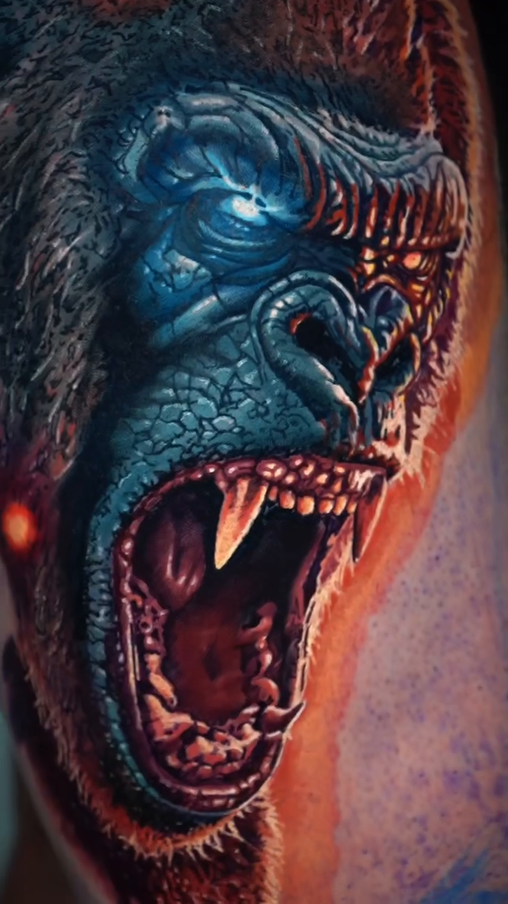 Tattoo work at Anime Ink Con 2026