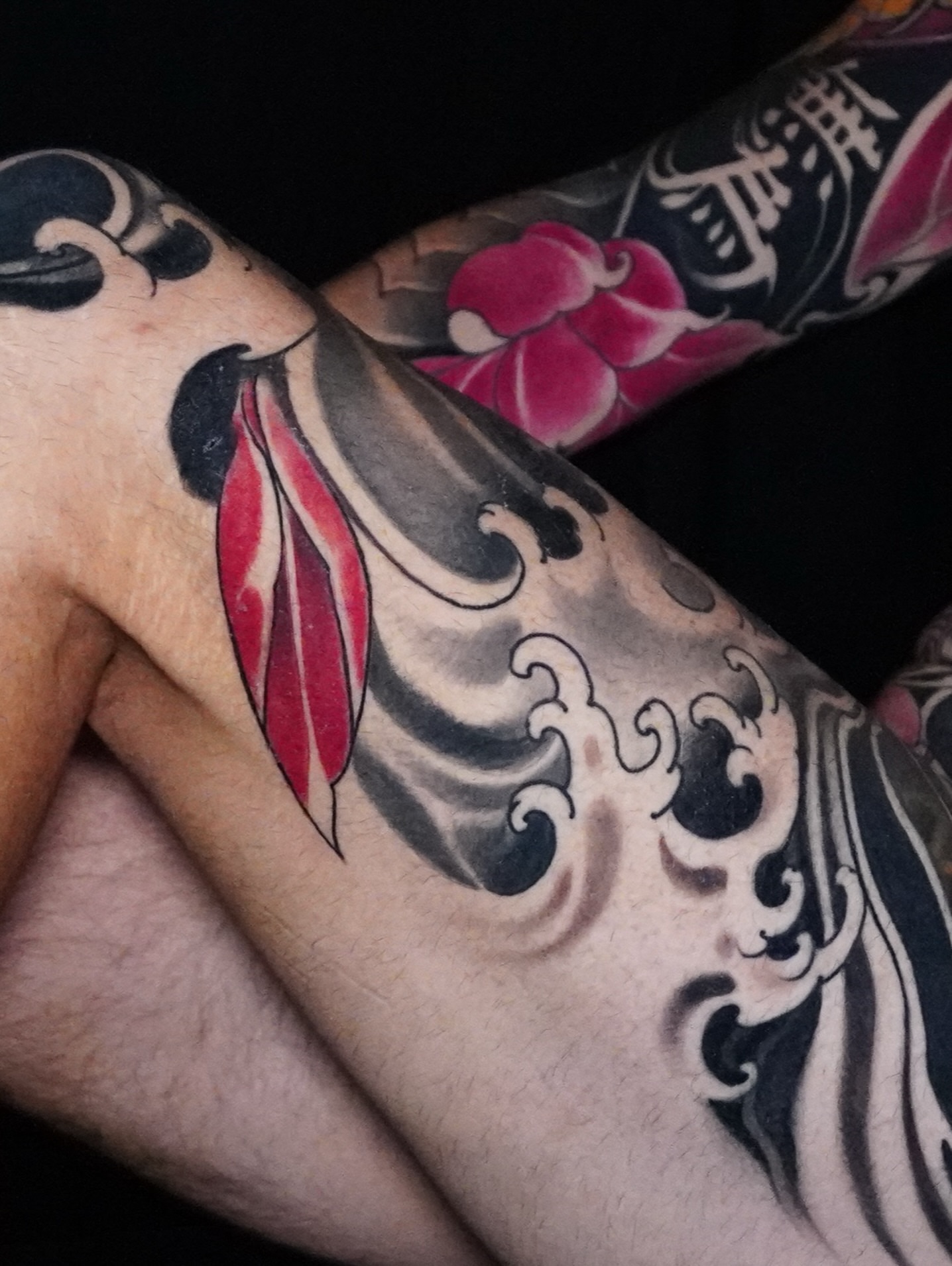 Tattoo by @fiori_lorett — american_traditional, black_and_grey