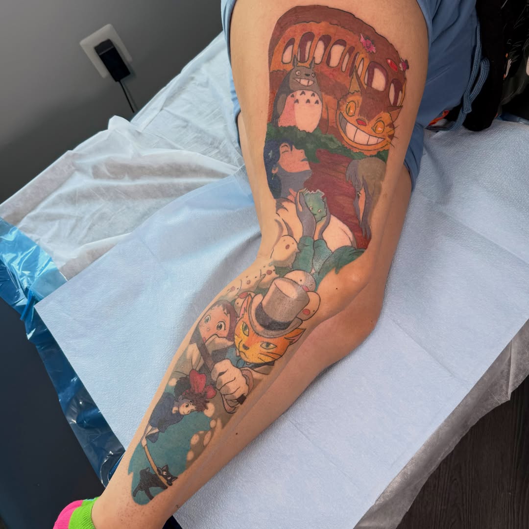 Tattoo by @manaxmike — anime