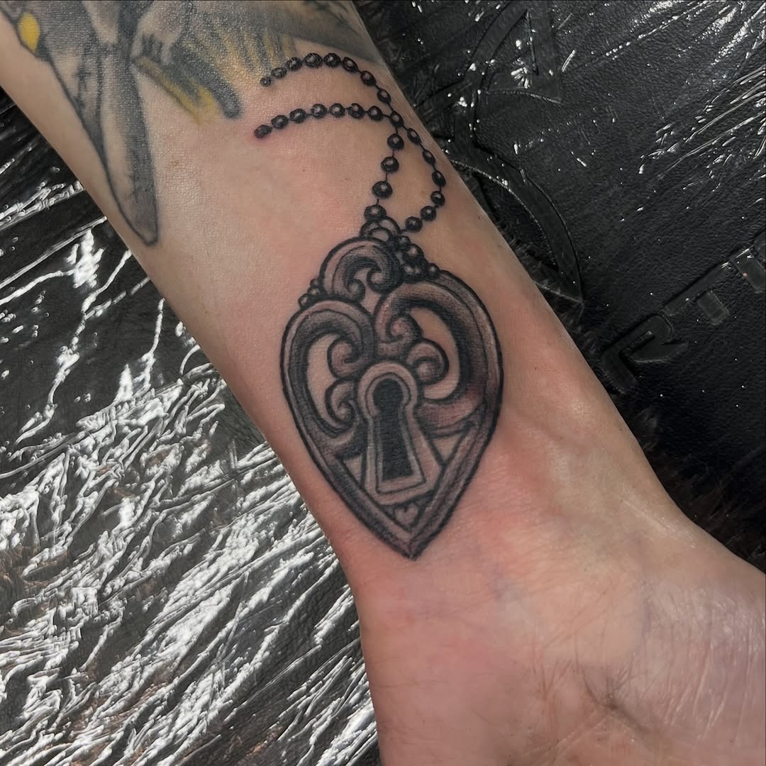 Tattoo by @jddunlaptattoos — black_and_grey, ornamental