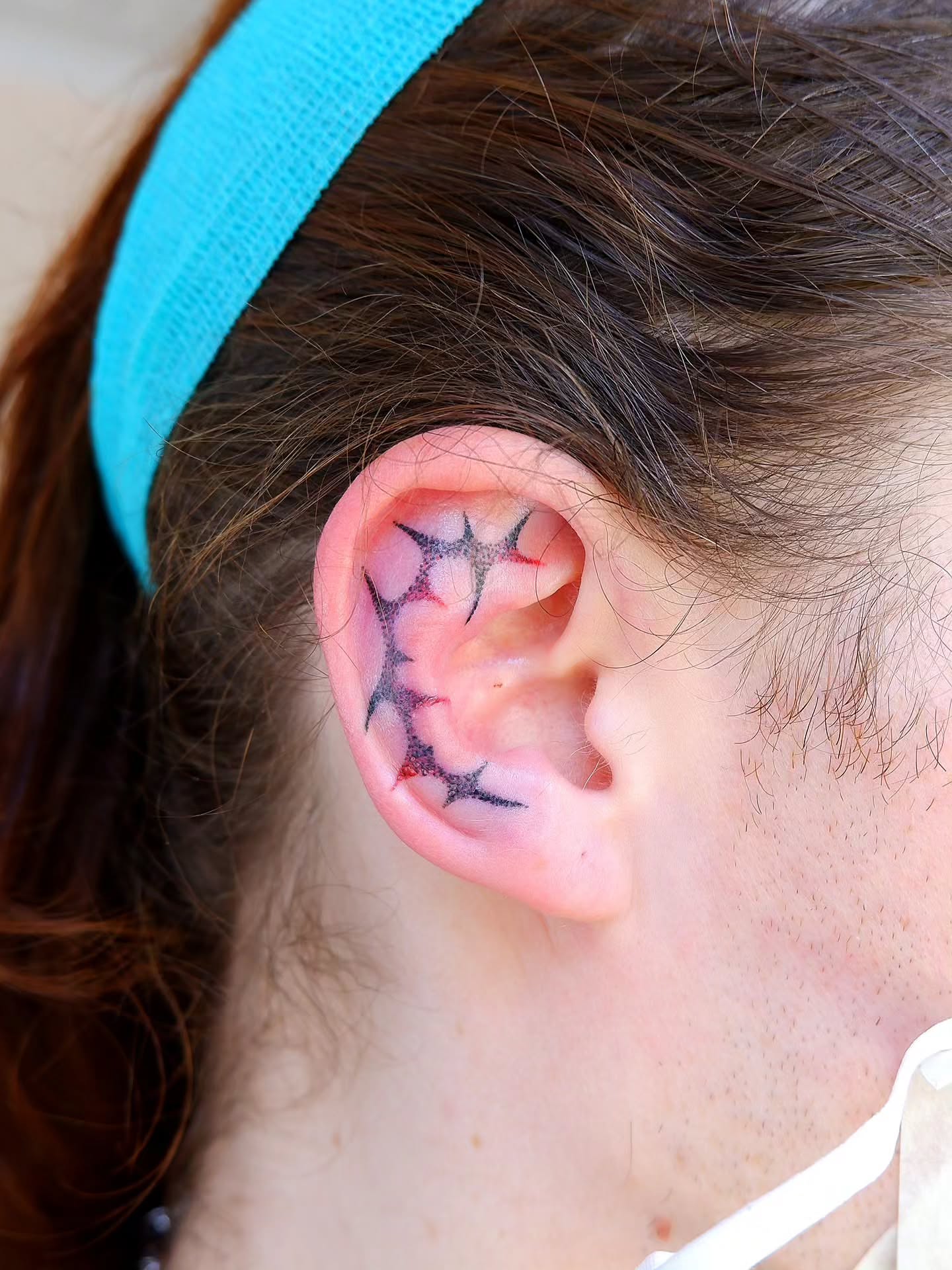 Stars dotwork tattoo by bird ✦ tattoo artist ✦ philadelphia
