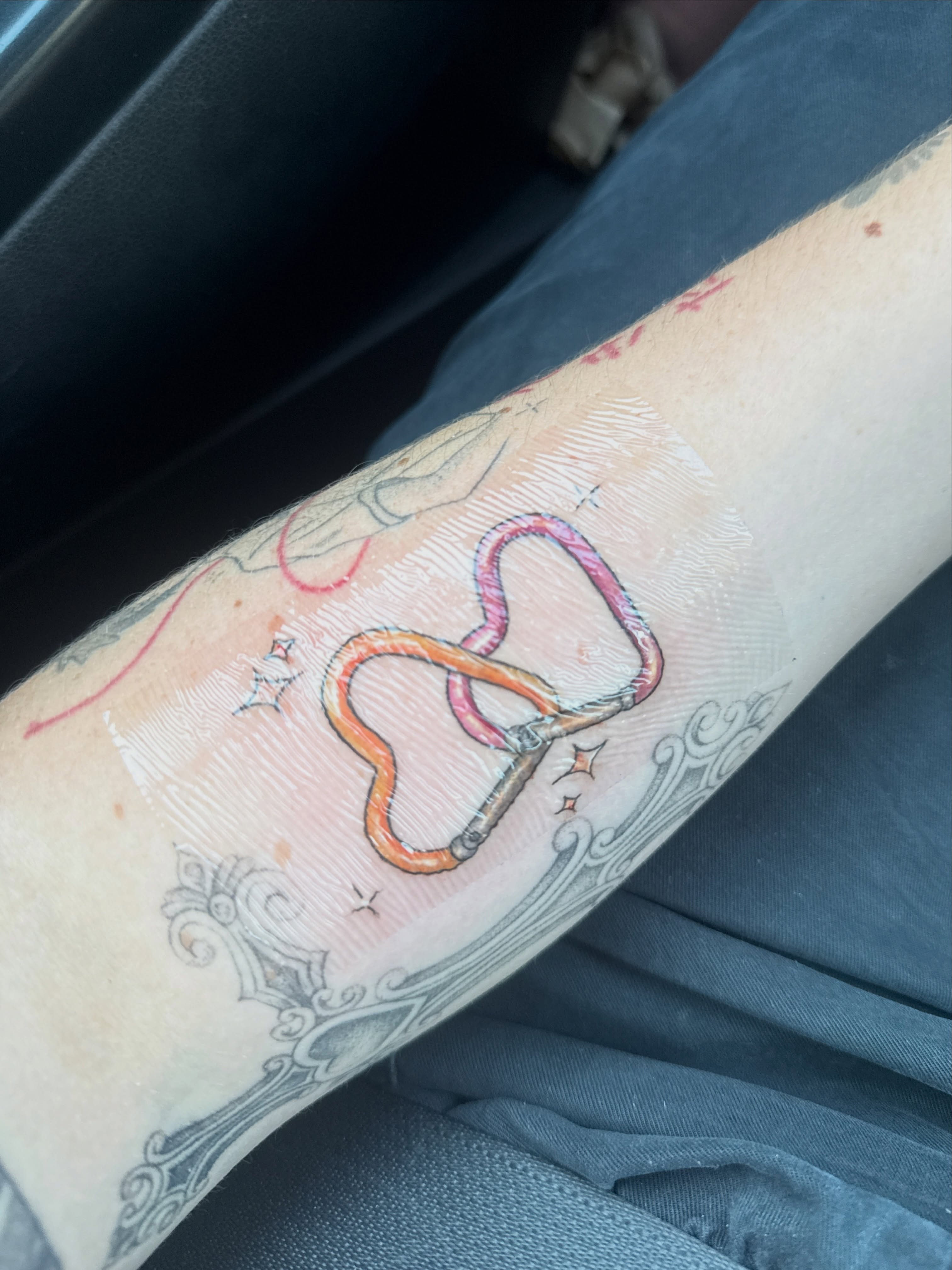 Pretzel new school tattoo on the forearm by nova ♡ˎˊ˗ tattoo apprentice