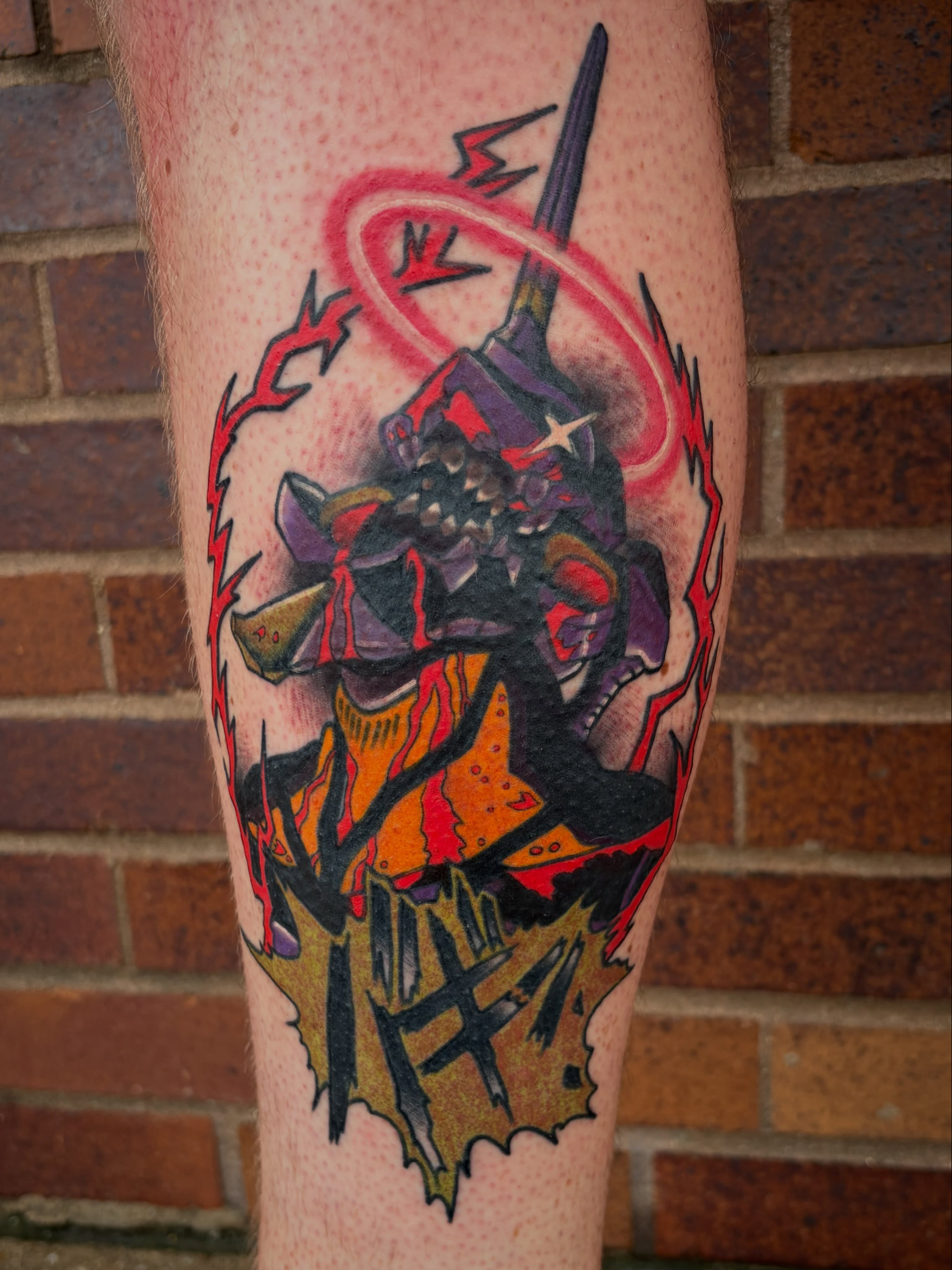 Mecha dotwork tattoo on the forearm by Morgan Hazer Tattoos, Cedar Rapids, Iowa