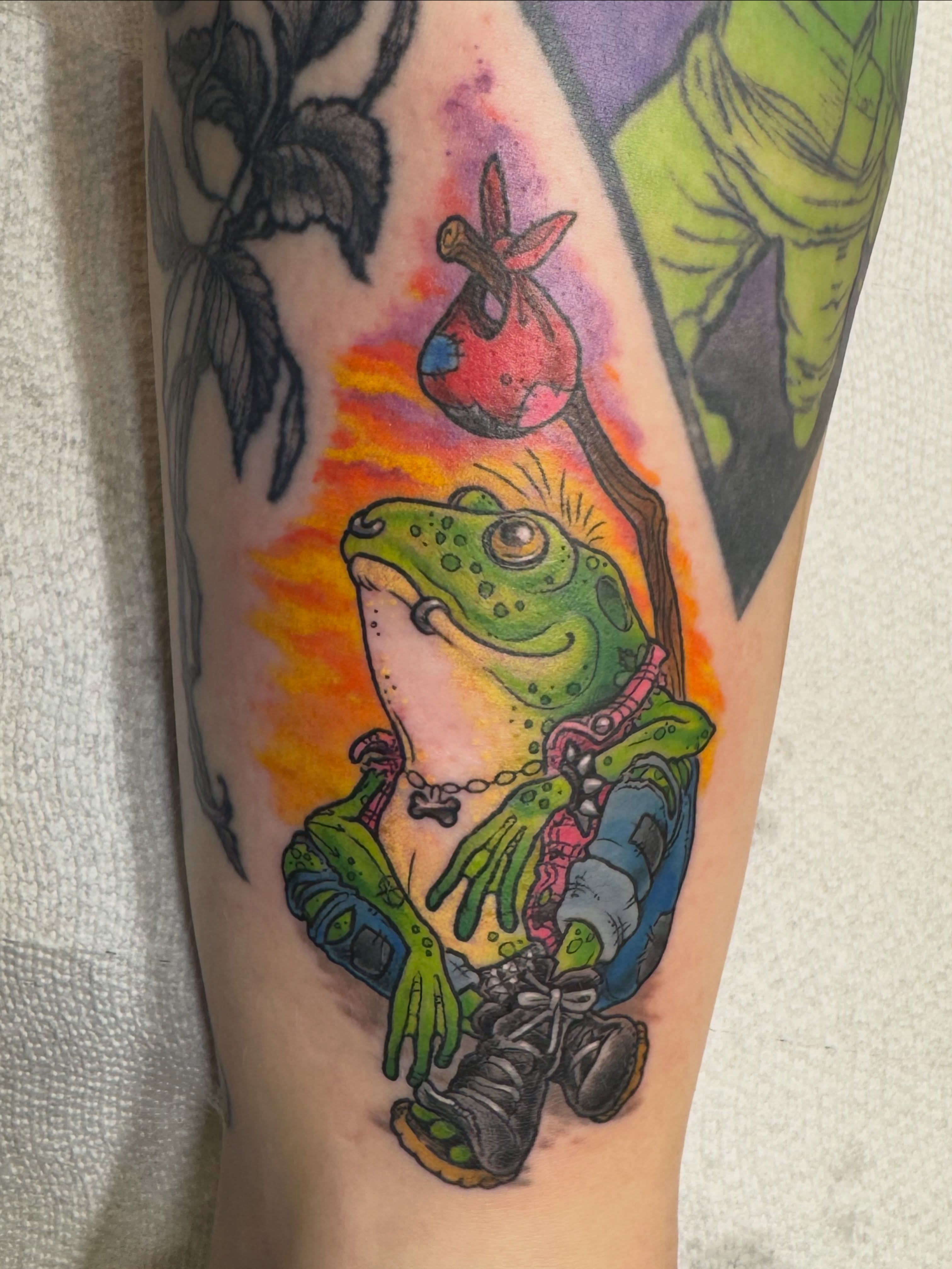 Tattoo by @rebekatattoos — new_school, realism