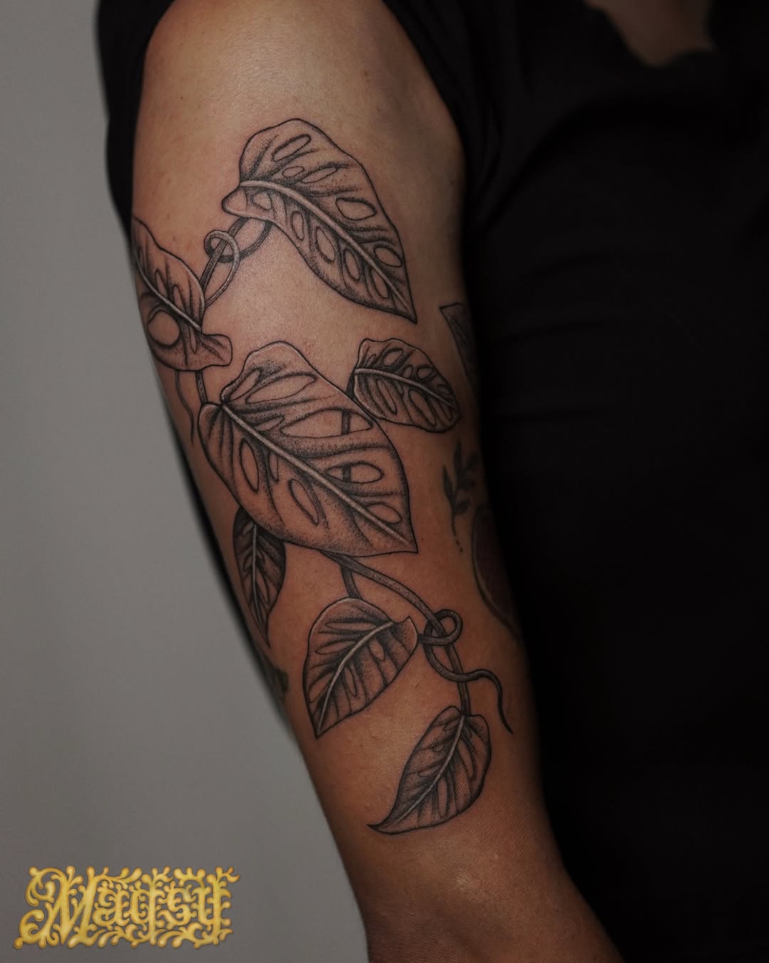 Tattoo by @artofmagsy — black_and_grey