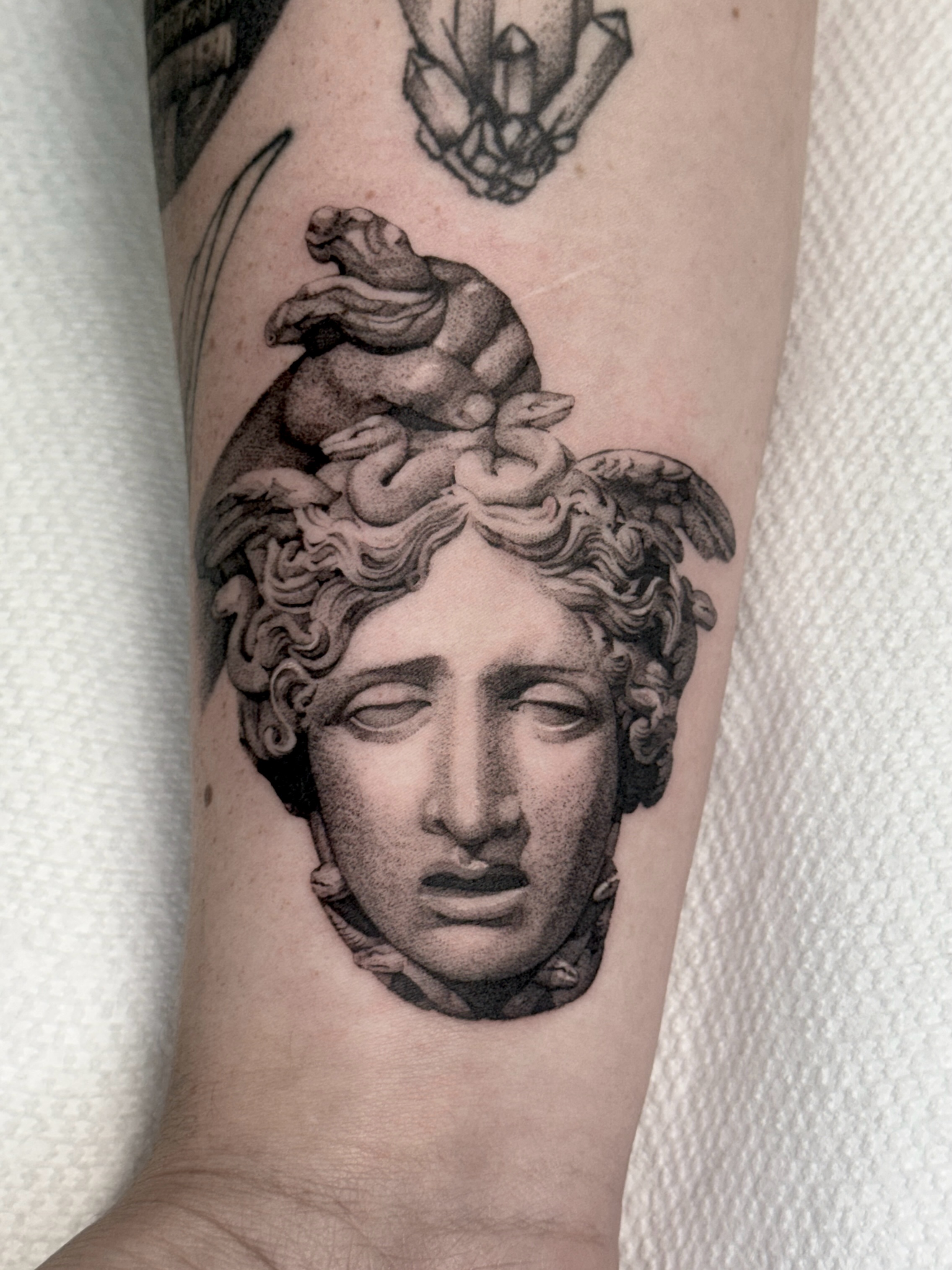 Tattoo by @jesskuesperttattoo β black_and_grey, realism