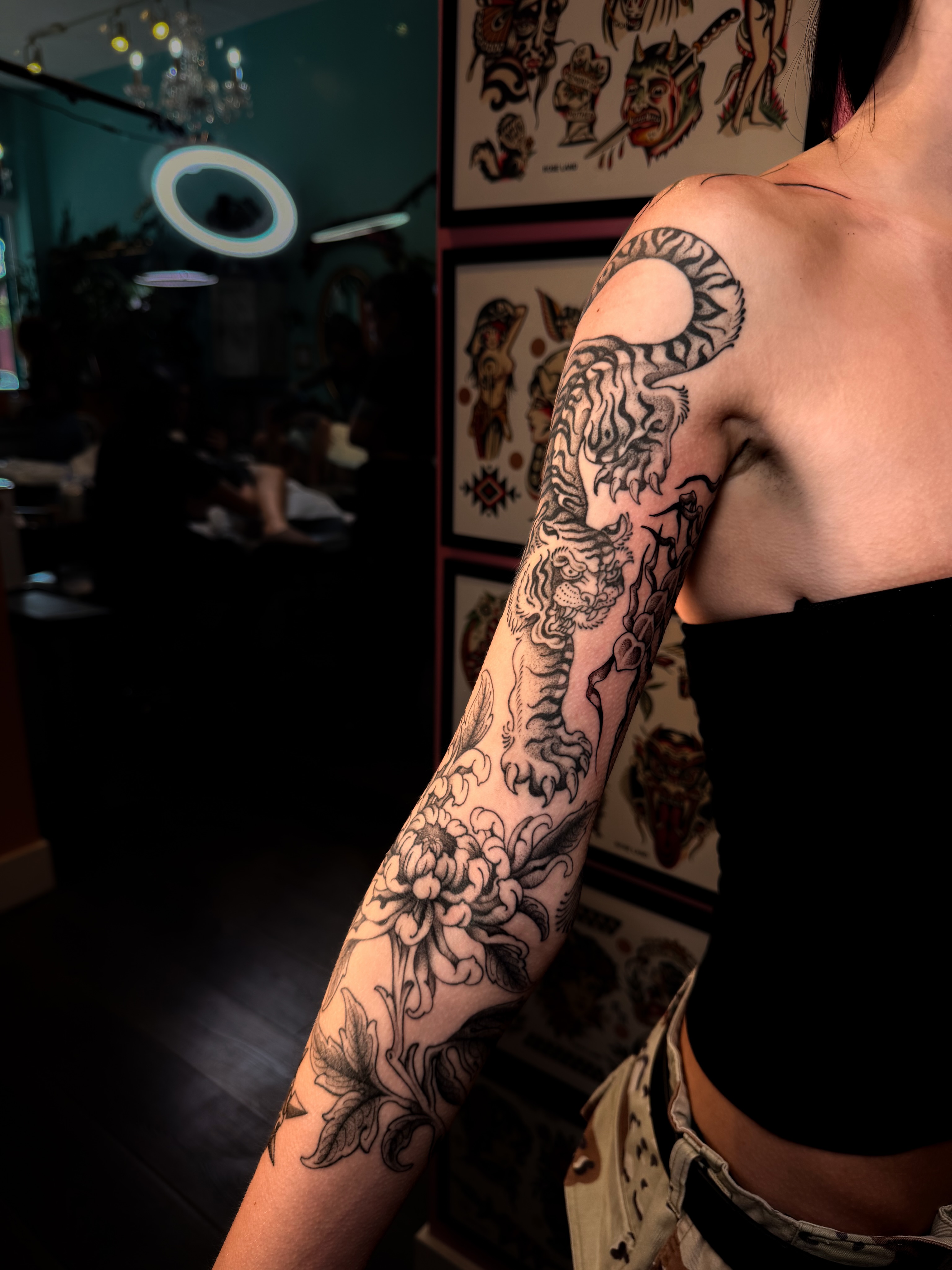 Tattoo by @tattoos_by_carrie — american_traditional, black_and_grey